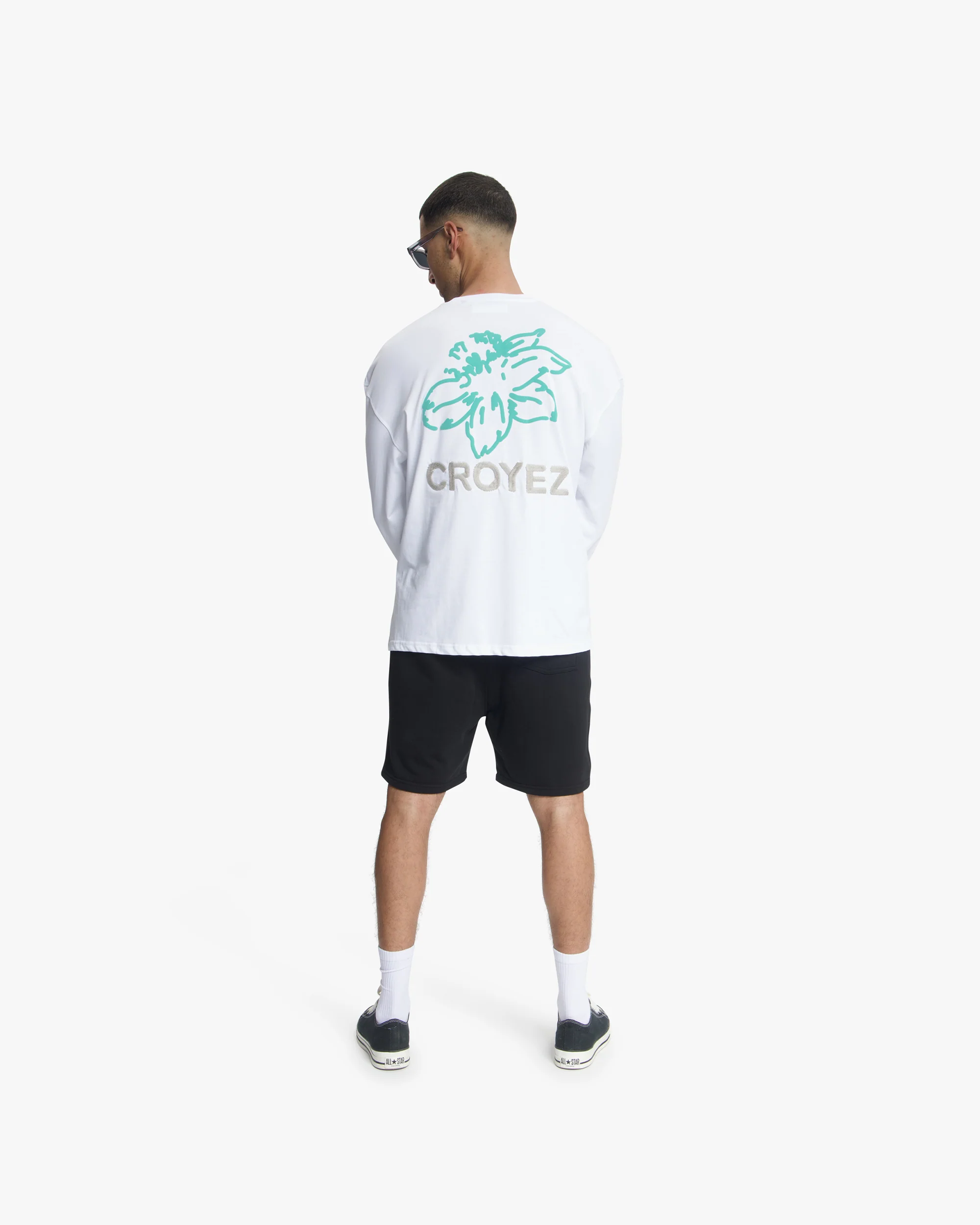 Croyez Gardener Longsleeve | White/Tiffany Blue - Image 6