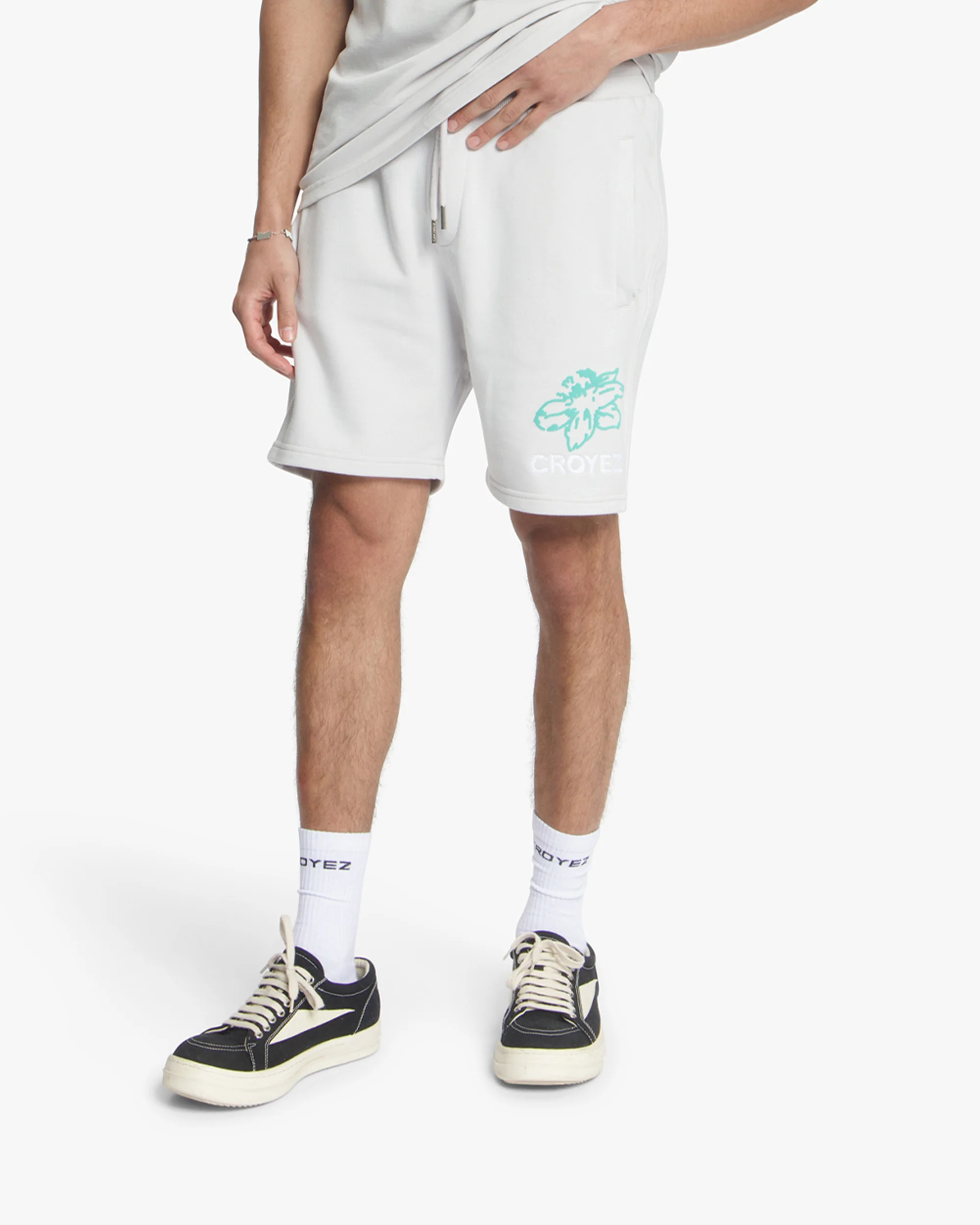 Croyez Gardener Shorts | Light Grey - Image 3