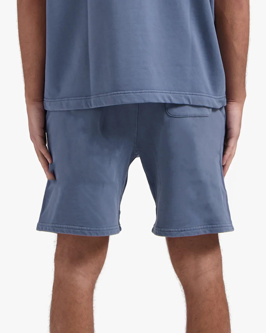 CROYEZ GARMENT DYE FRATERNITÉ SHORTS | BLUE - Image 4