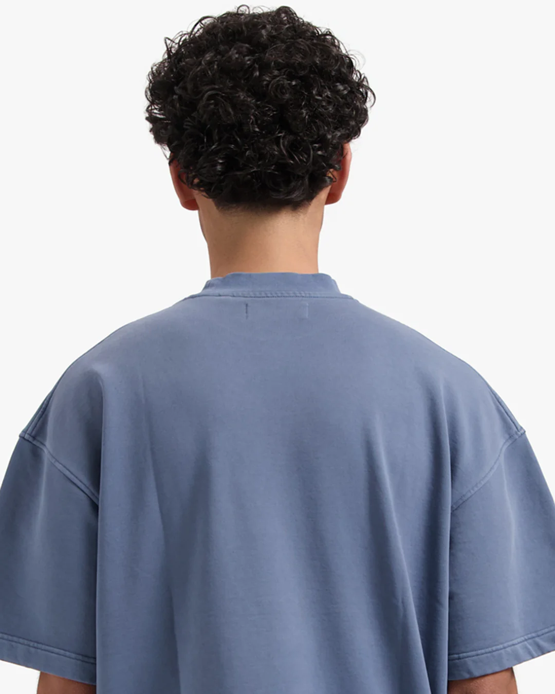 CROYEZ GARMENT DYE FRATERNITÉ T-SHIRT | BLUE - Image 4