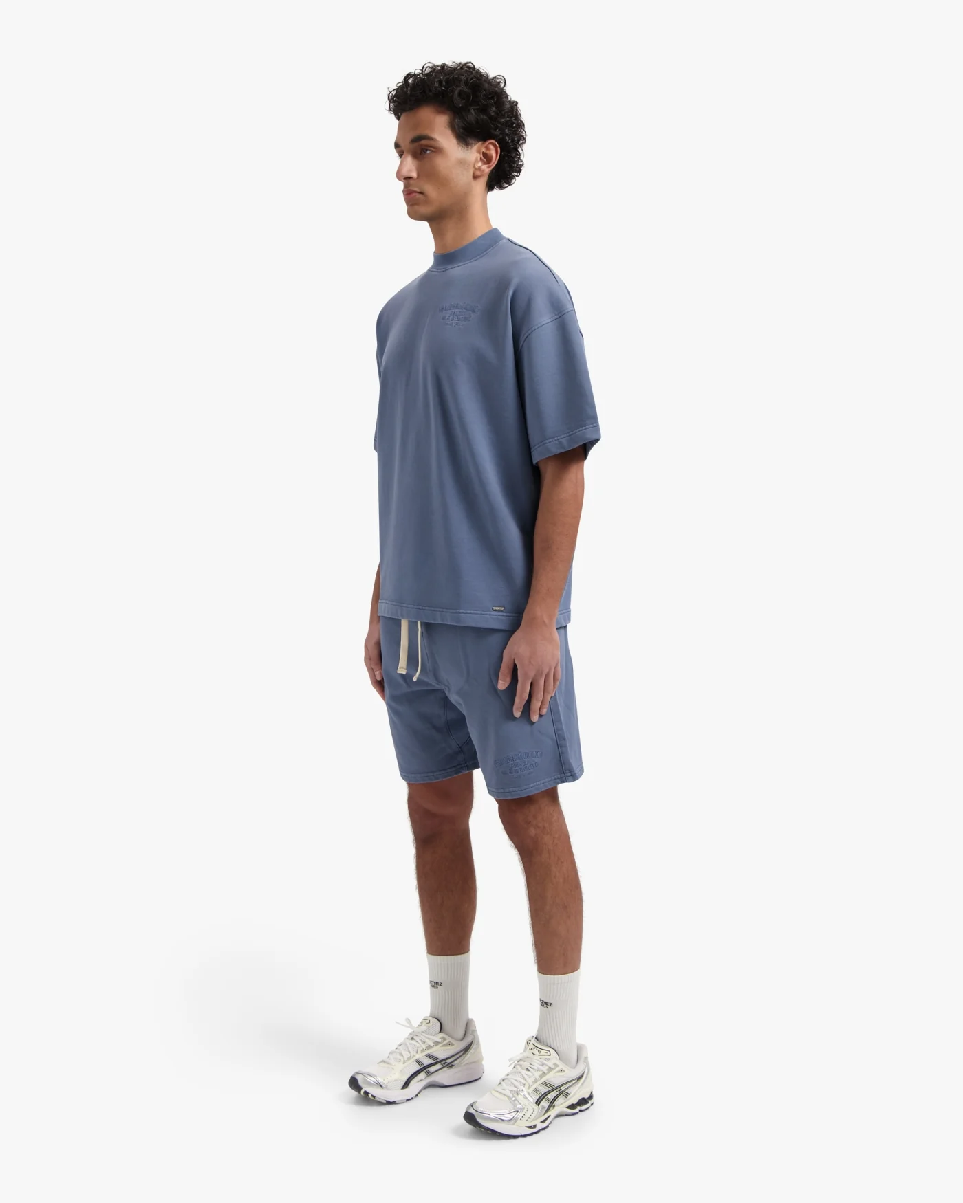 CROYEZ GARMENT DYE FRATERNITÉ T-SHIRT | BLUE - Image 7
