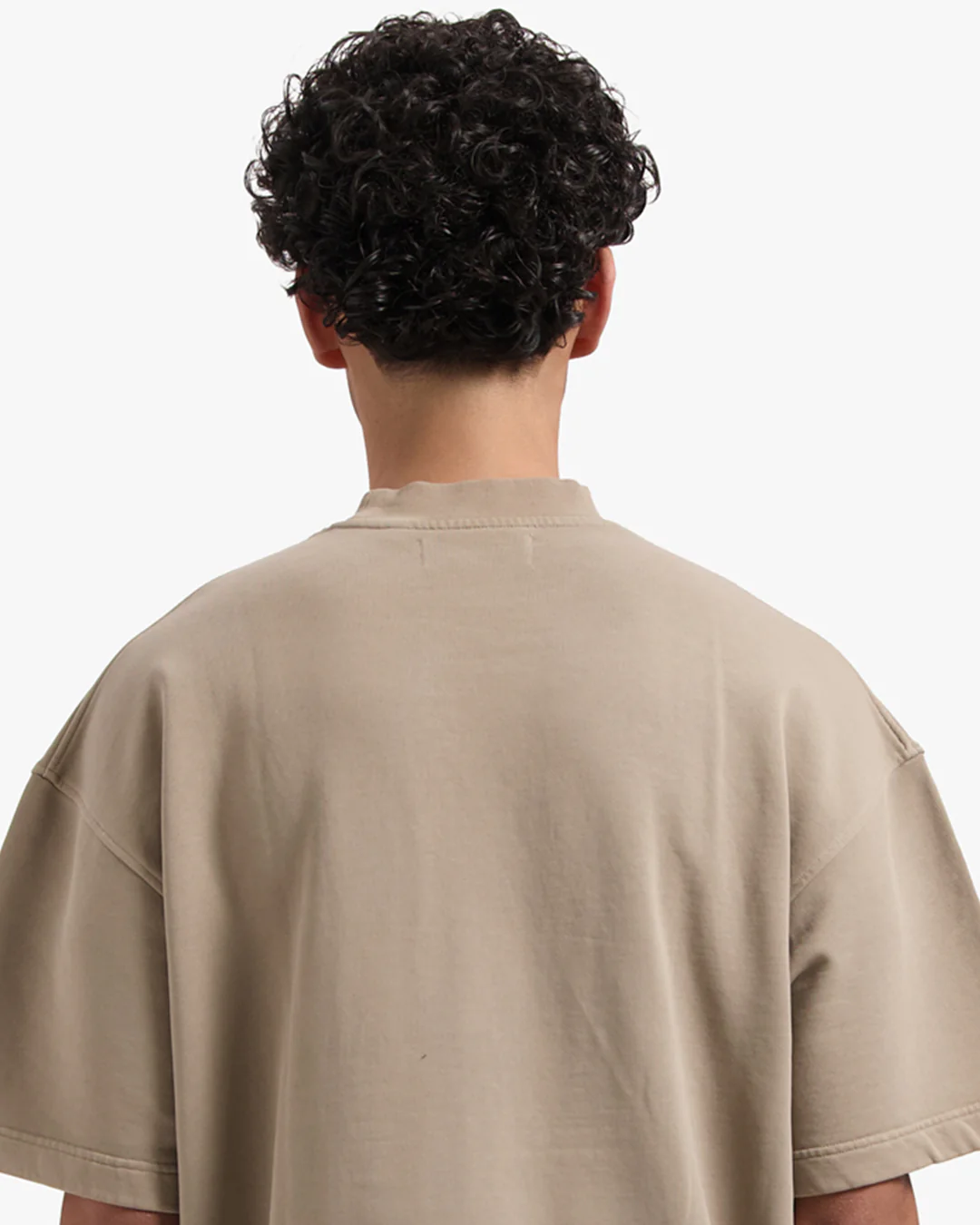 CROYEZ GARMENT DYE FRATERNITÉ T-SHIRT | STONE - Image 4