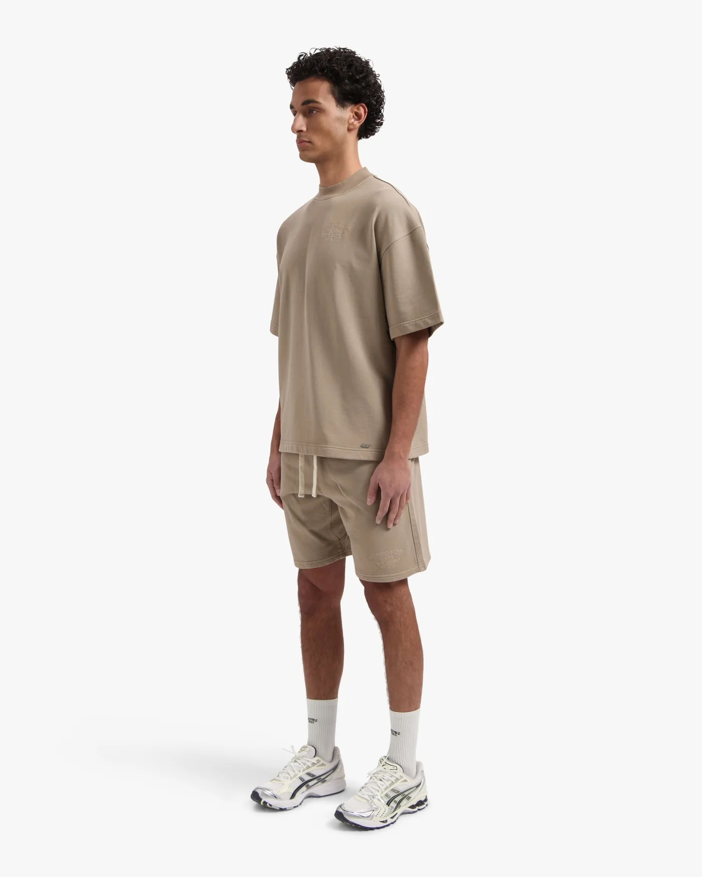 CROYEZ GARMENT DYE FRATERNITÉ T-SHIRT | STONE - Image 7