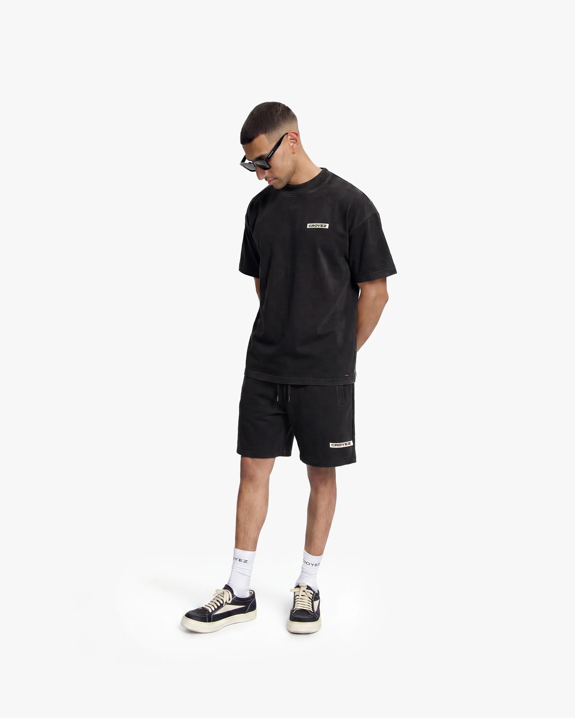 Croyez Garment Dye Shorts | Vintage Black - Image 5