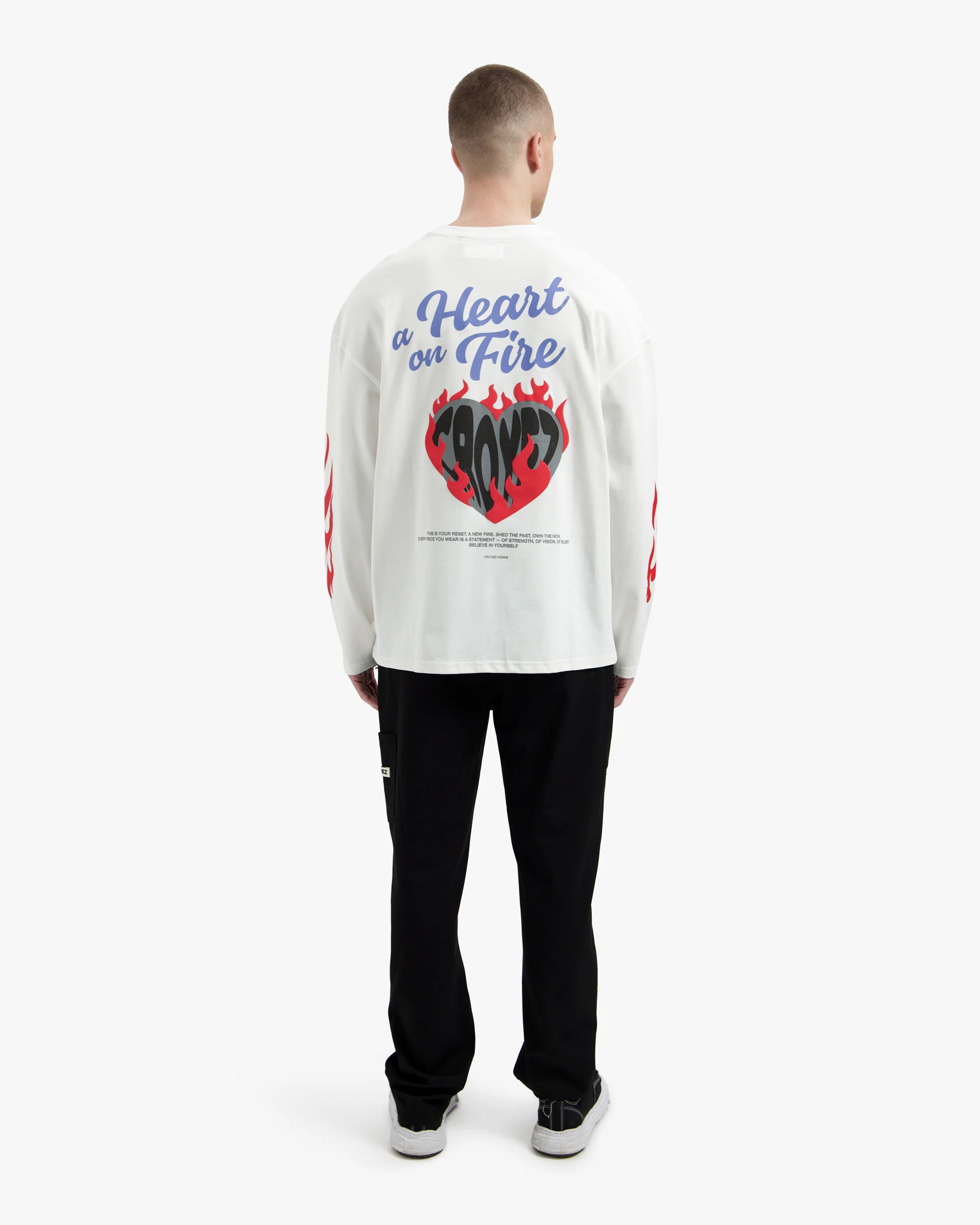 Croyez Heart On Fire Longsleeve | Off-White - Image 6
