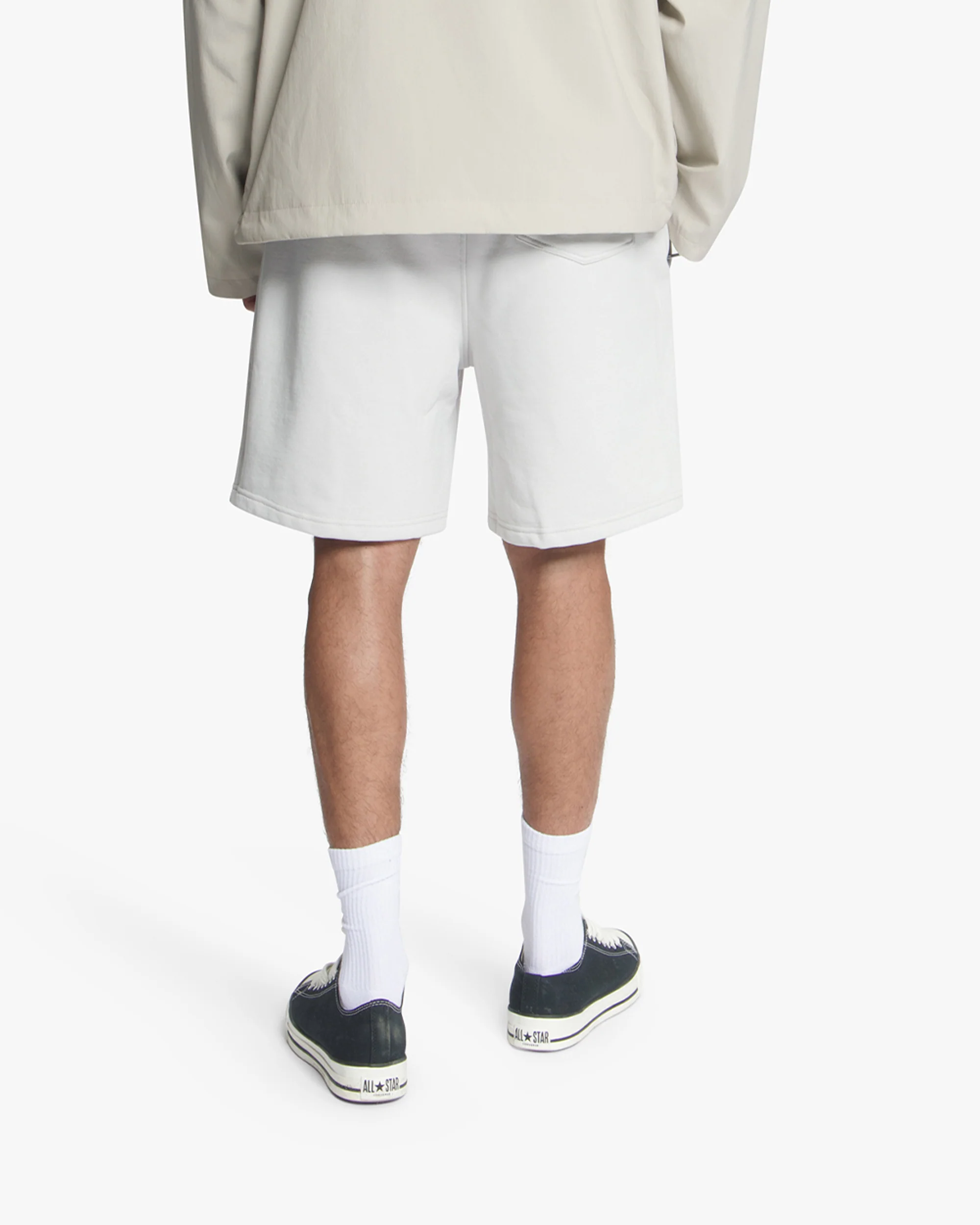 Croyez Heavyweight Atelier Shorts | Light Grey - Image 4