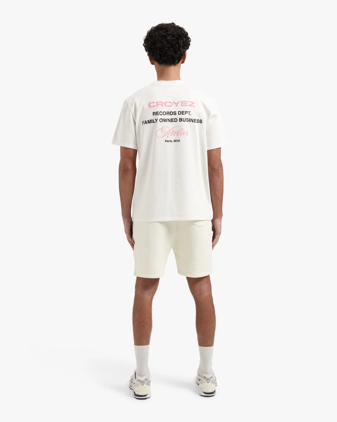 CROYEZ HEAVYWEIGHT LOGO SHORTS | OFF-WHITE - Image 6