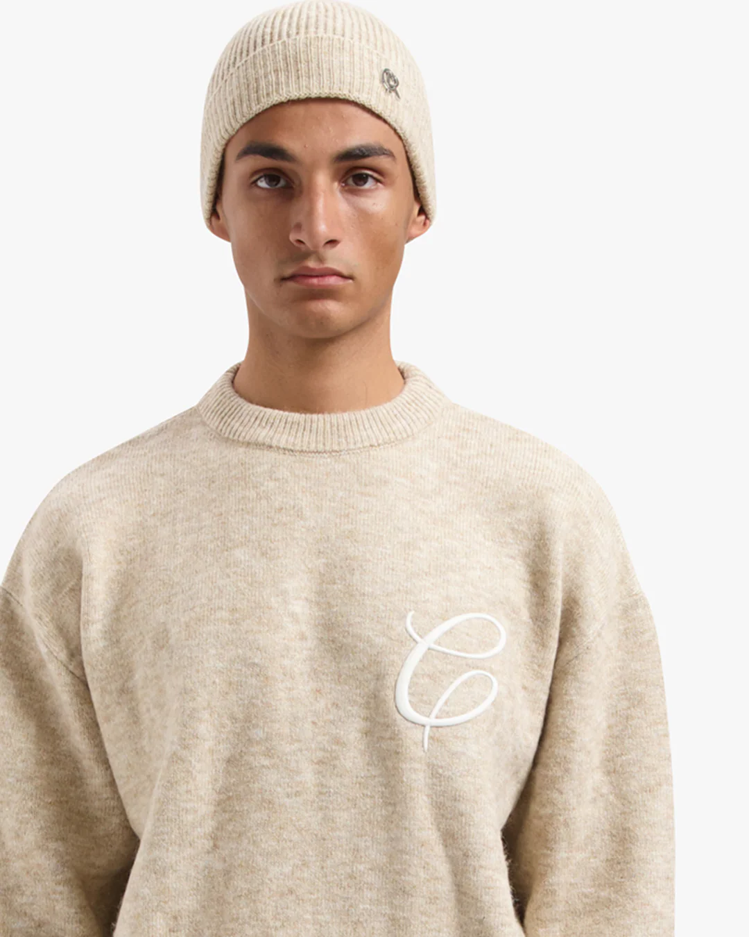 CROYEZ INITIAL BEANIE | CREAM - Image 4