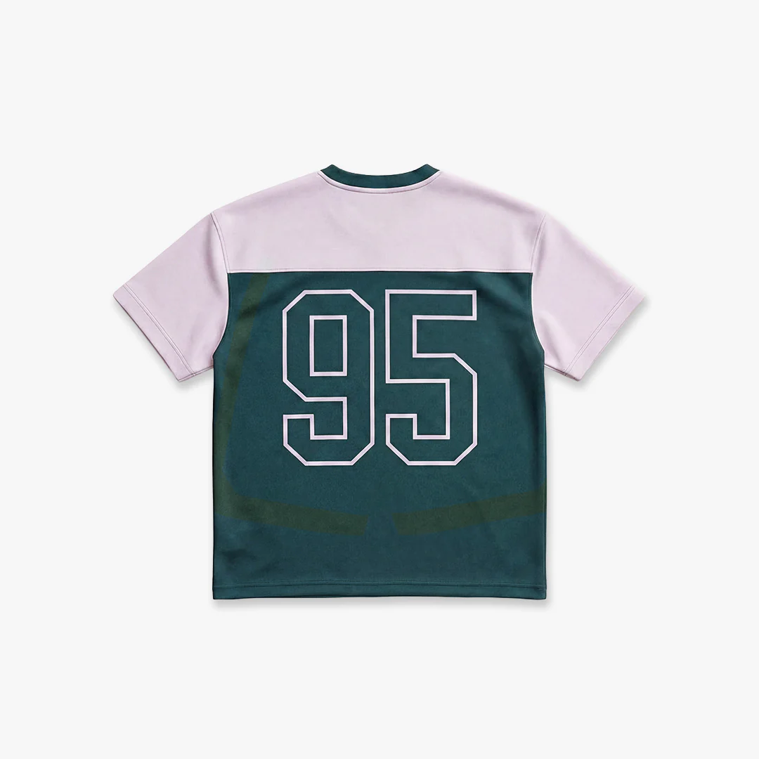 Croyez Jersey Sport T-Shirt | Dark Teal/Pink - Image 2
