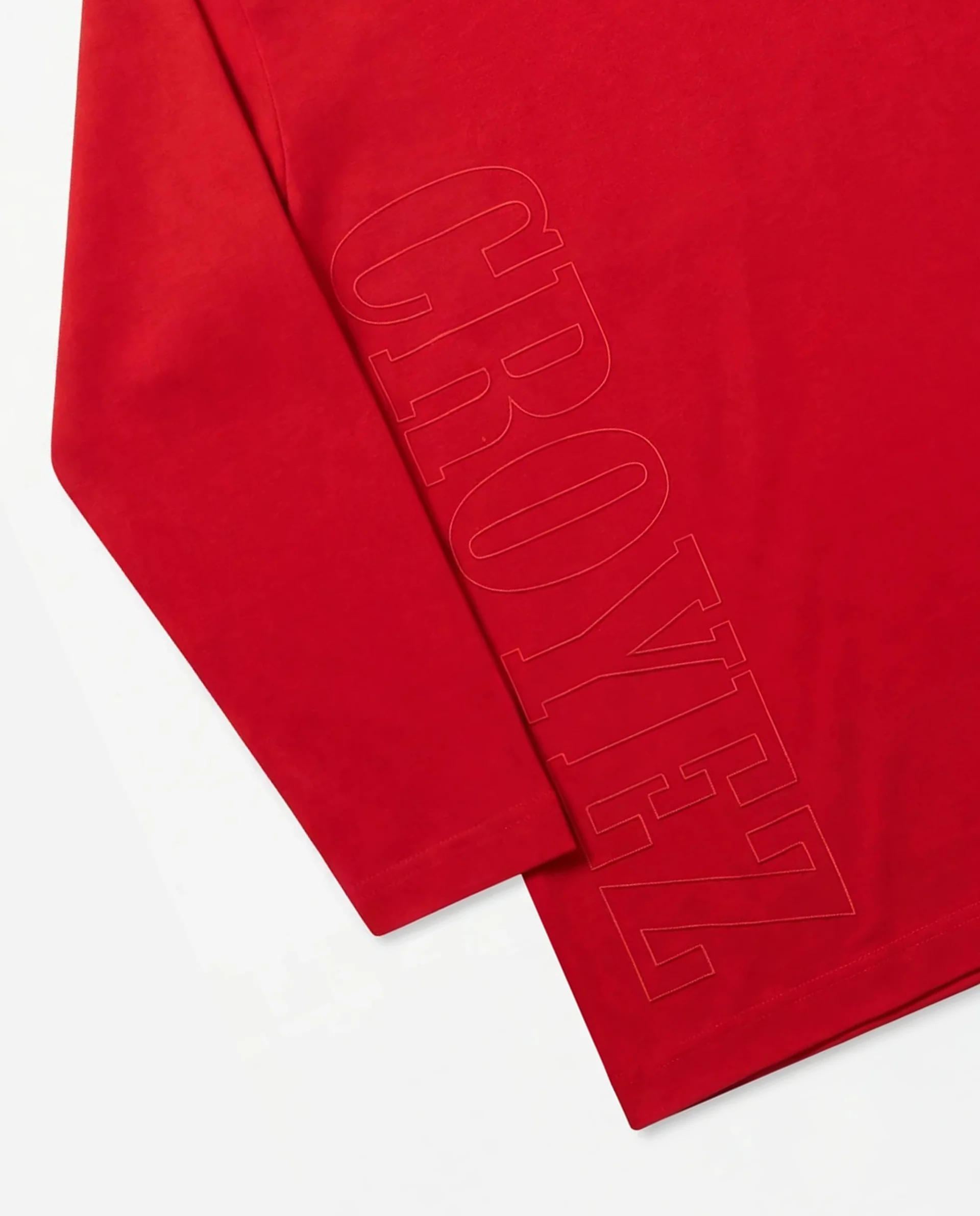 Croyez Logo Longsleeve | Red - Image 7
