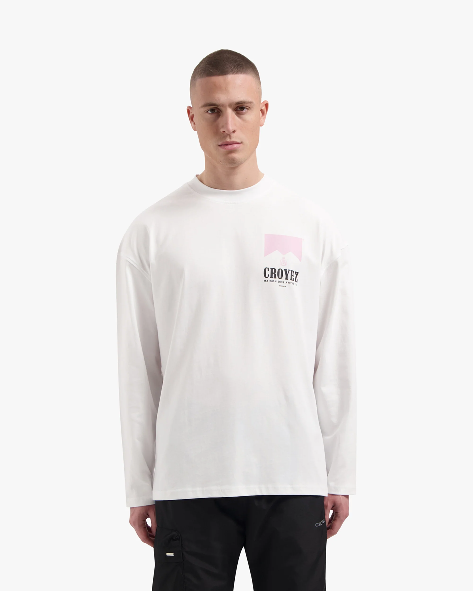 Croyez Maison Fumes Longsleeve | White - Image 3