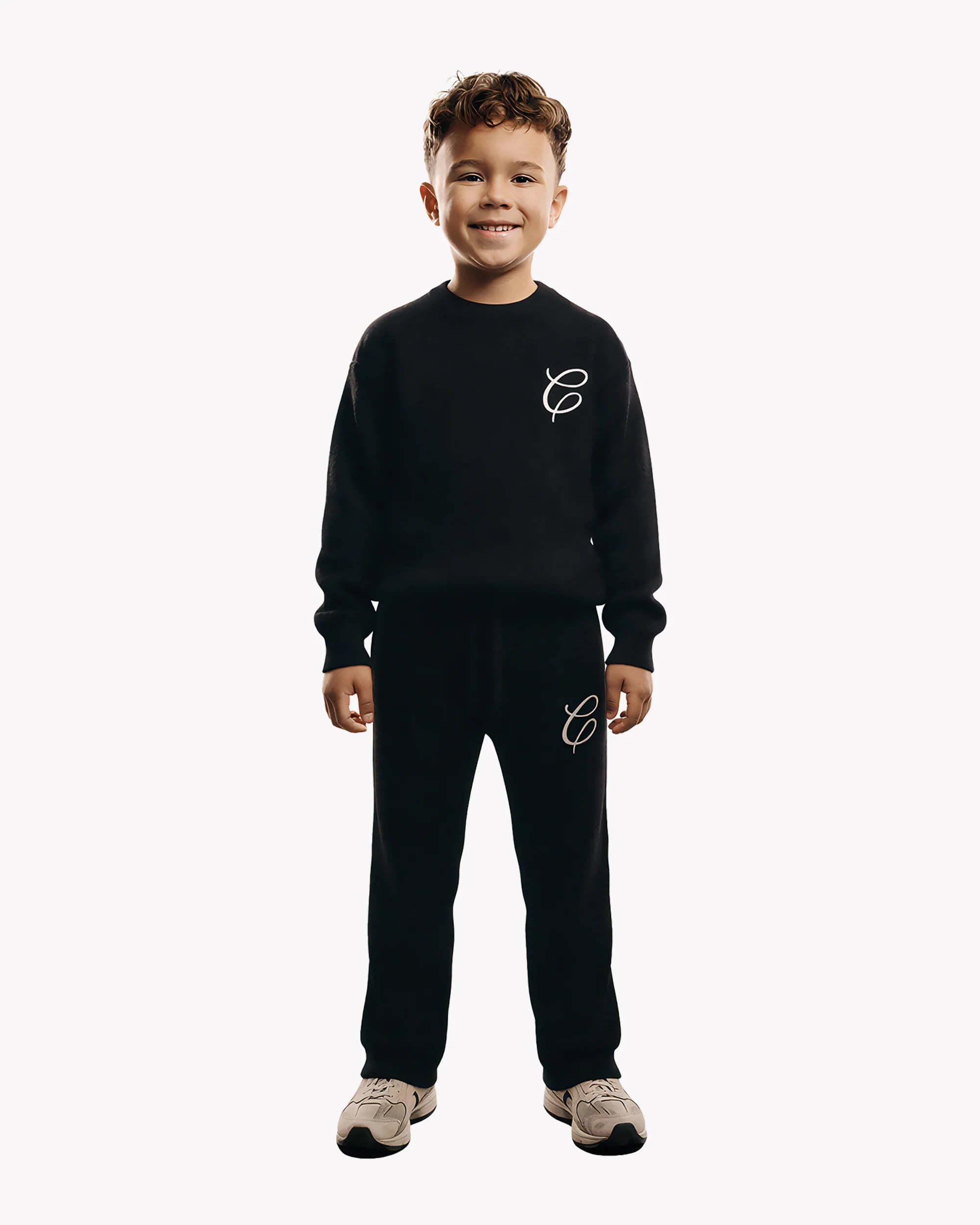 CROYEZ MINI ESSENCE KNIT STRAIGHT PANTS | BLACK - Image 3