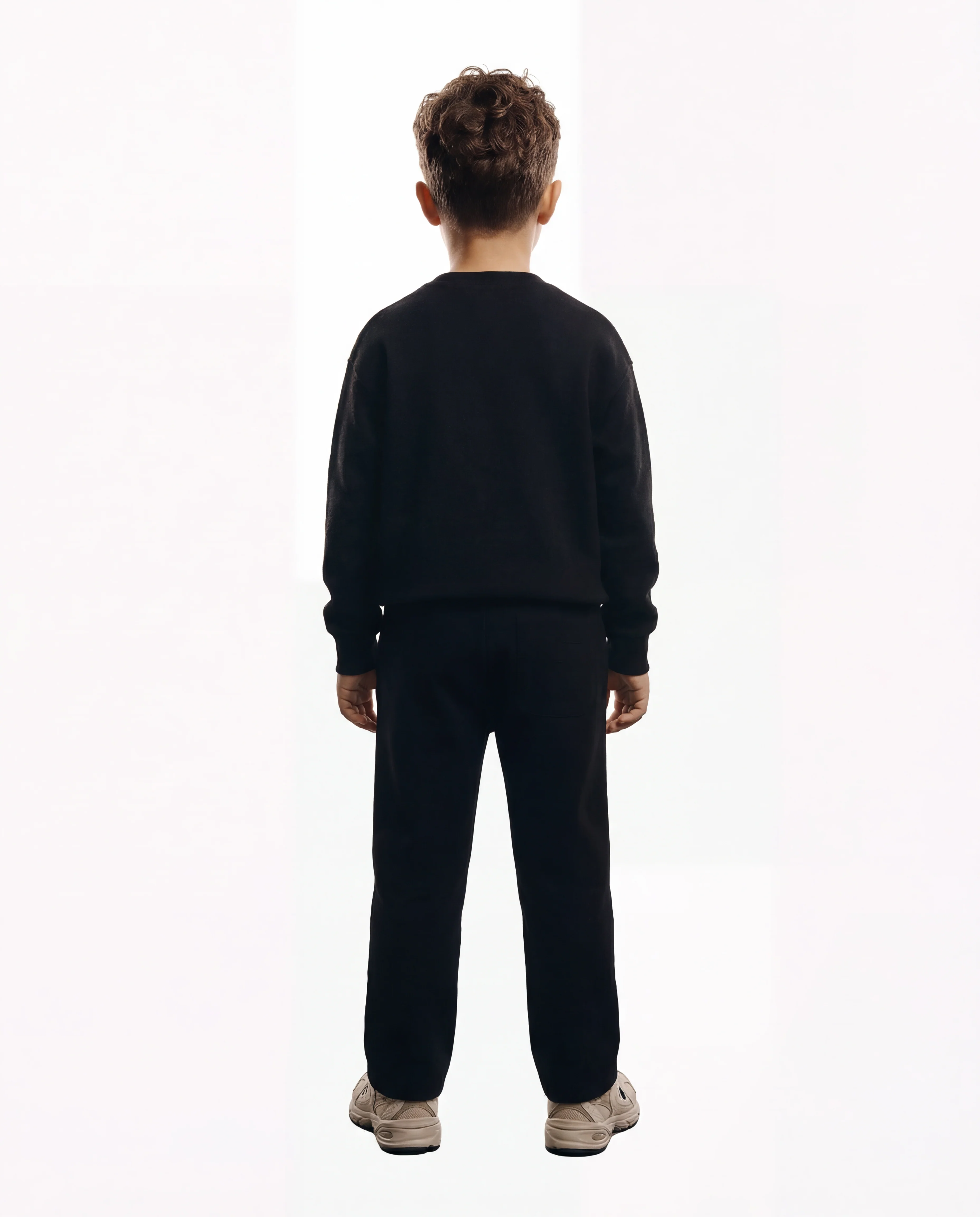 CROYEZ MINI ESSENCE KNIT STRAIGHT PANTS | BLACK - Image 4