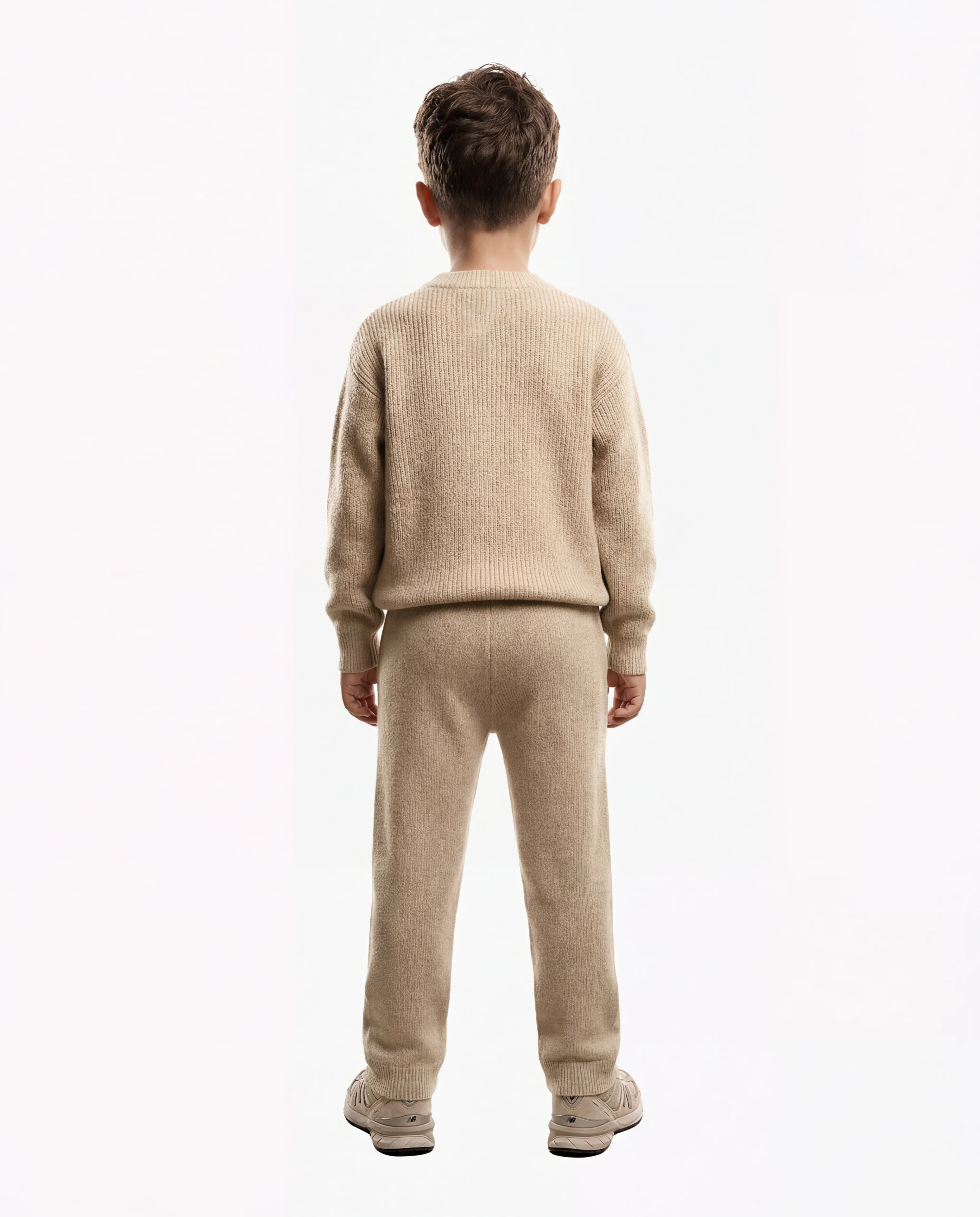 CROYEZ MINI ESSENCE KNIT STRAIGHT PANTS | SAND - Image 4
