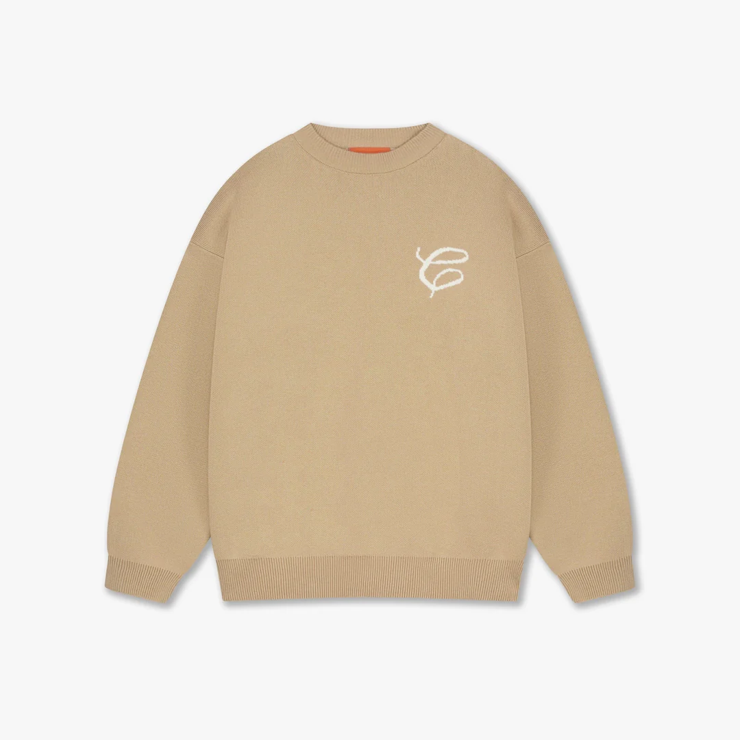 CROYEZ MINI ESSENCE KNIT SWEATER | SAND