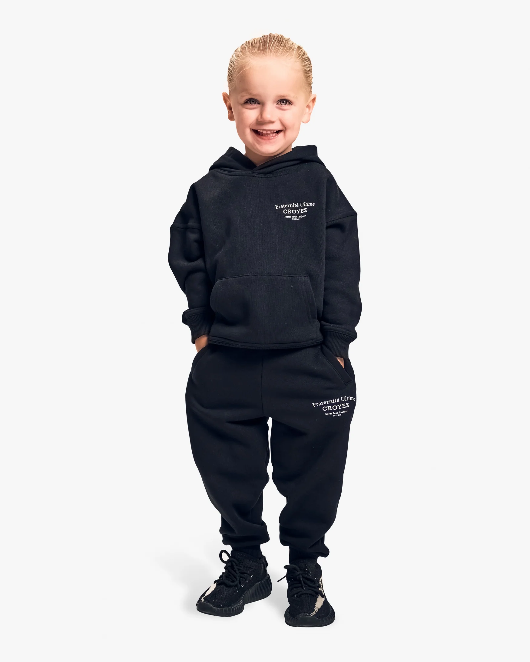 CROYEZ MINI FRATERNITÉ HOODIE | BLACK - Image 3