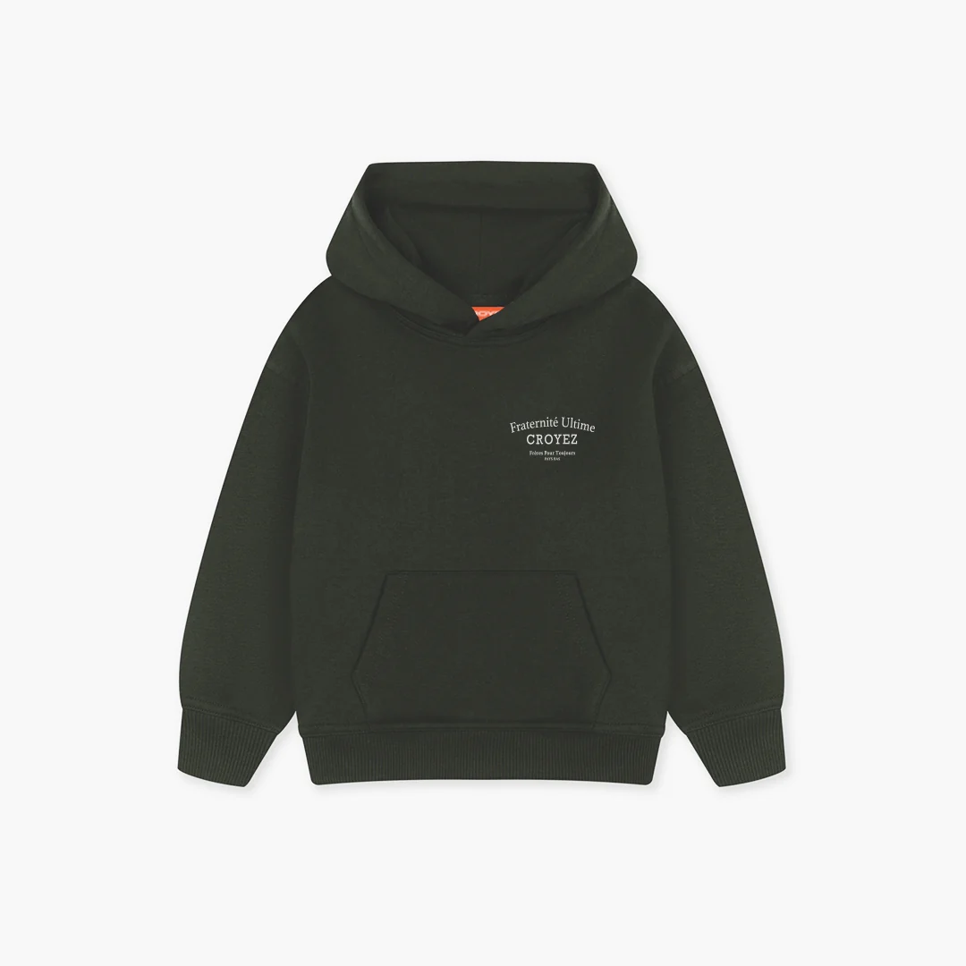 CROYEZ MINI FRATERNITÉ HOODIE | DARK GREEN