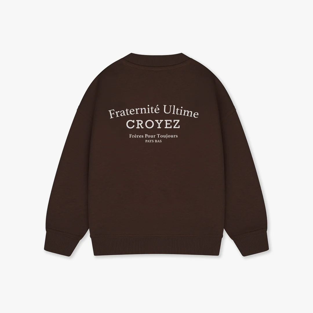 CROYEZ MINI FRATERNITÉ SWEATER | BROWN - Image 2
