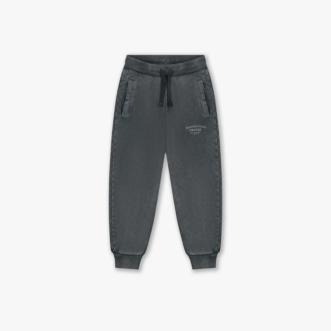 Croyez Mini Fraternité Sweatpants | Acid Wash/White