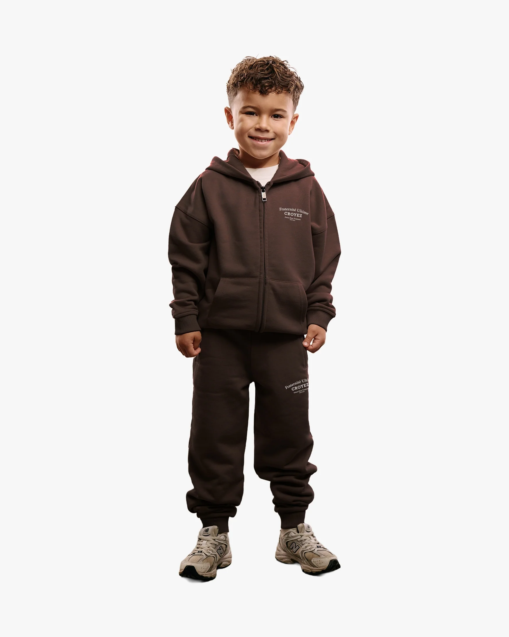 CROYEZ MINI FRATERNITÉ SWEATPANTS | BROWN - Image 3