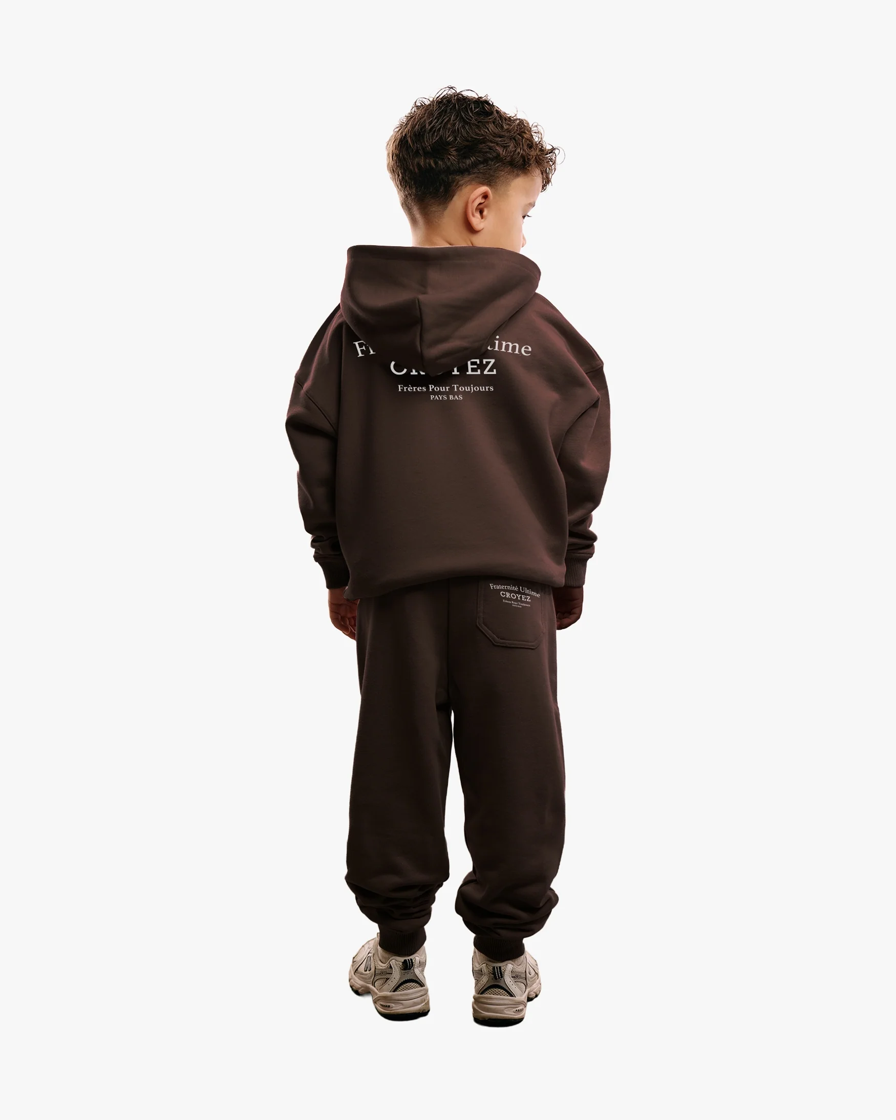 CROYEZ MINI FRATERNITÉ SWEATPANTS | BROWN - Image 4
