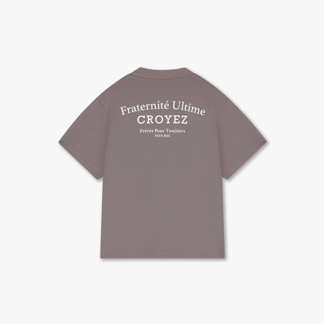 Croyez Mini Fraternité T-Shirt | Brown - Image 2