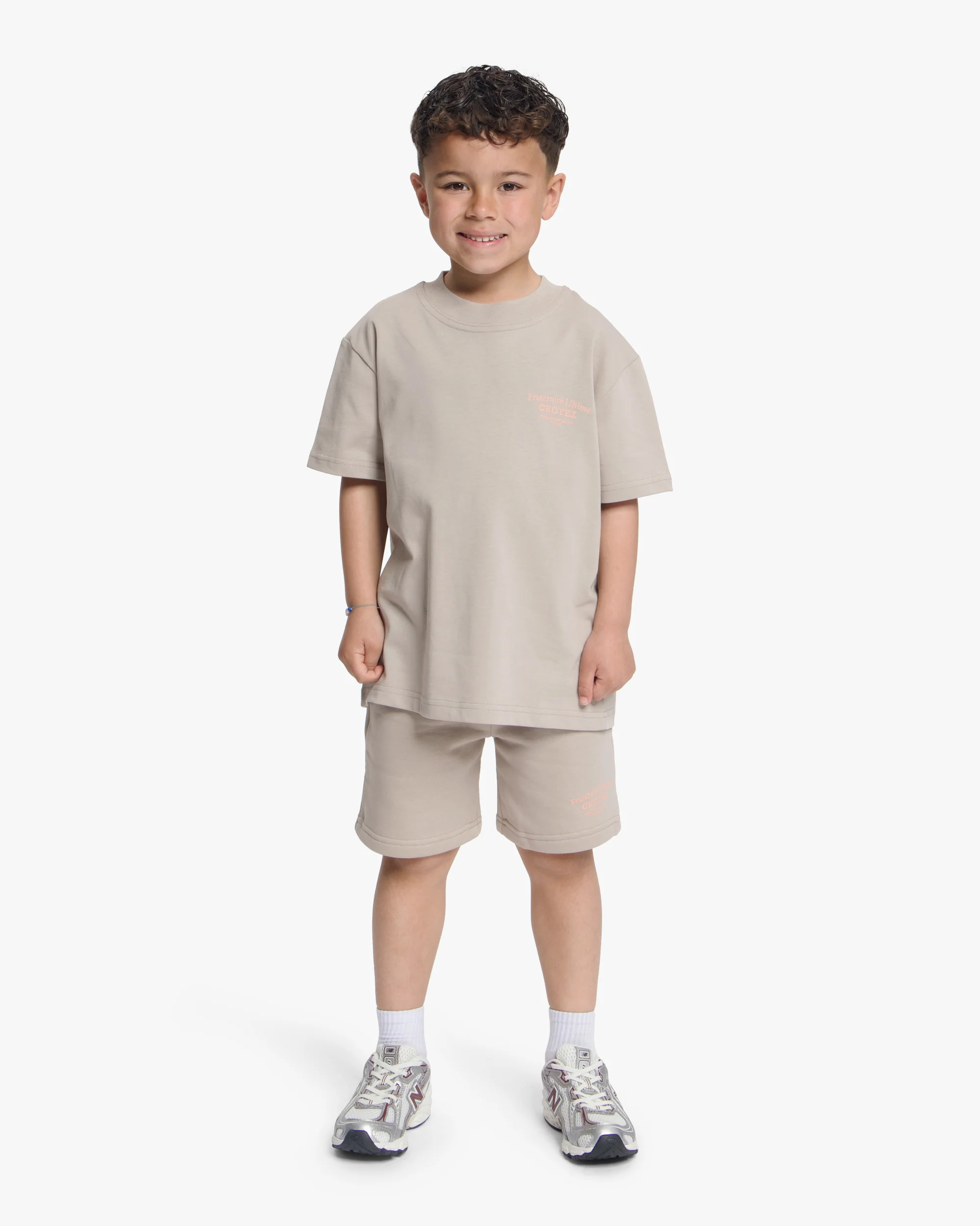 Croyez Mini Fraternité T-Shirt | Stone/Peach - Image 3