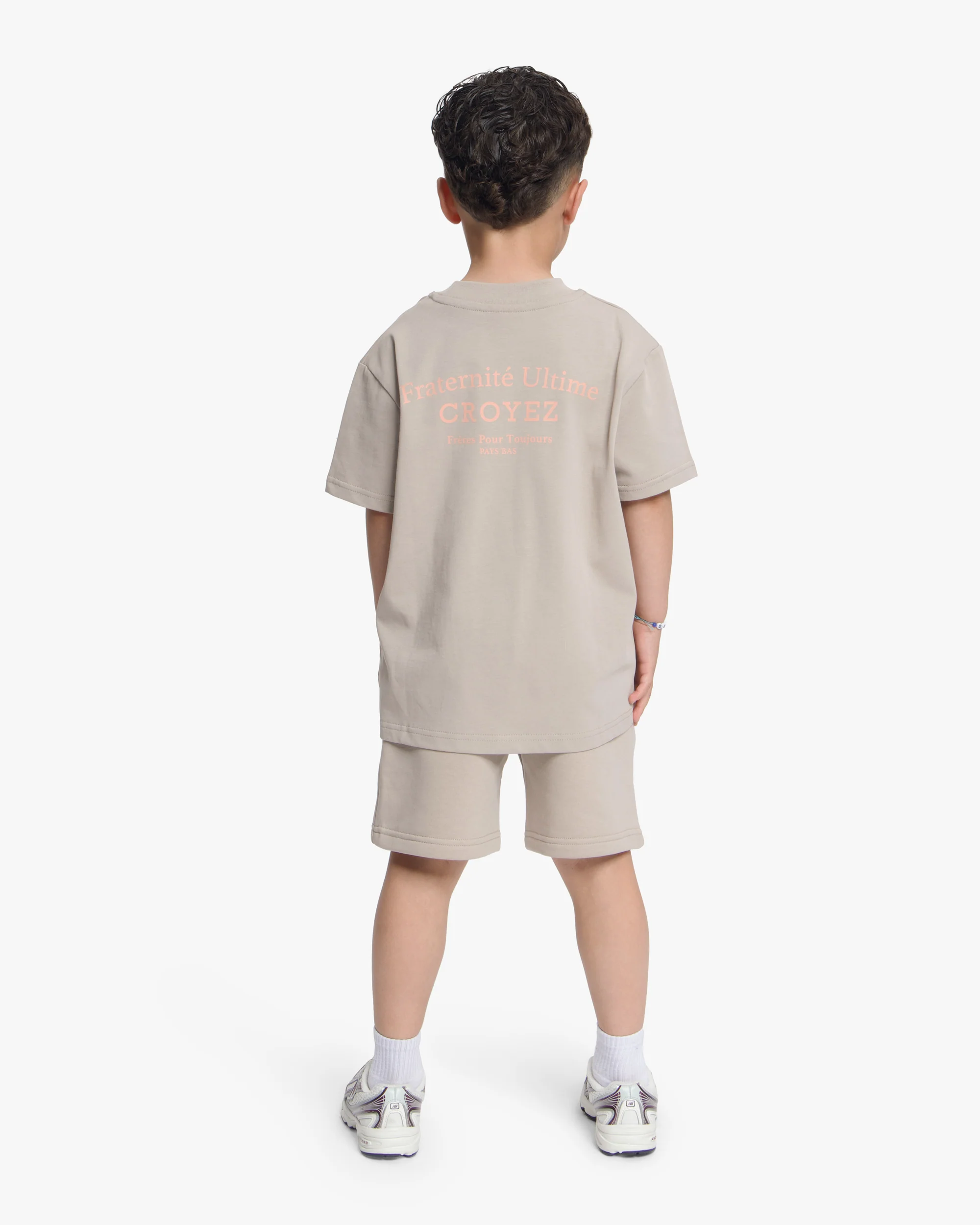 Croyez Mini Fraternité T-Shirt | Stone/Peach - Image 4