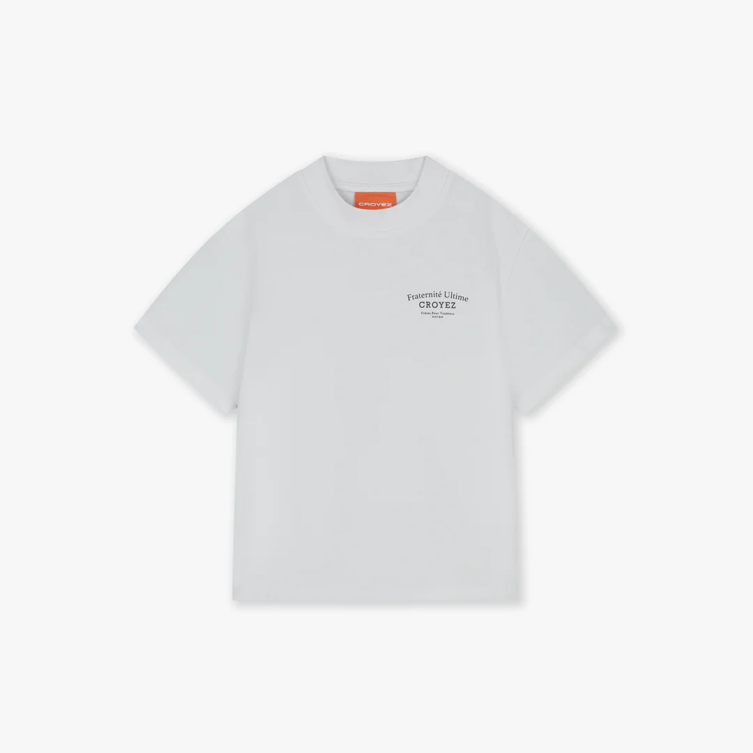 Croyez Mini Fraternité T-Shirt | White/Antra