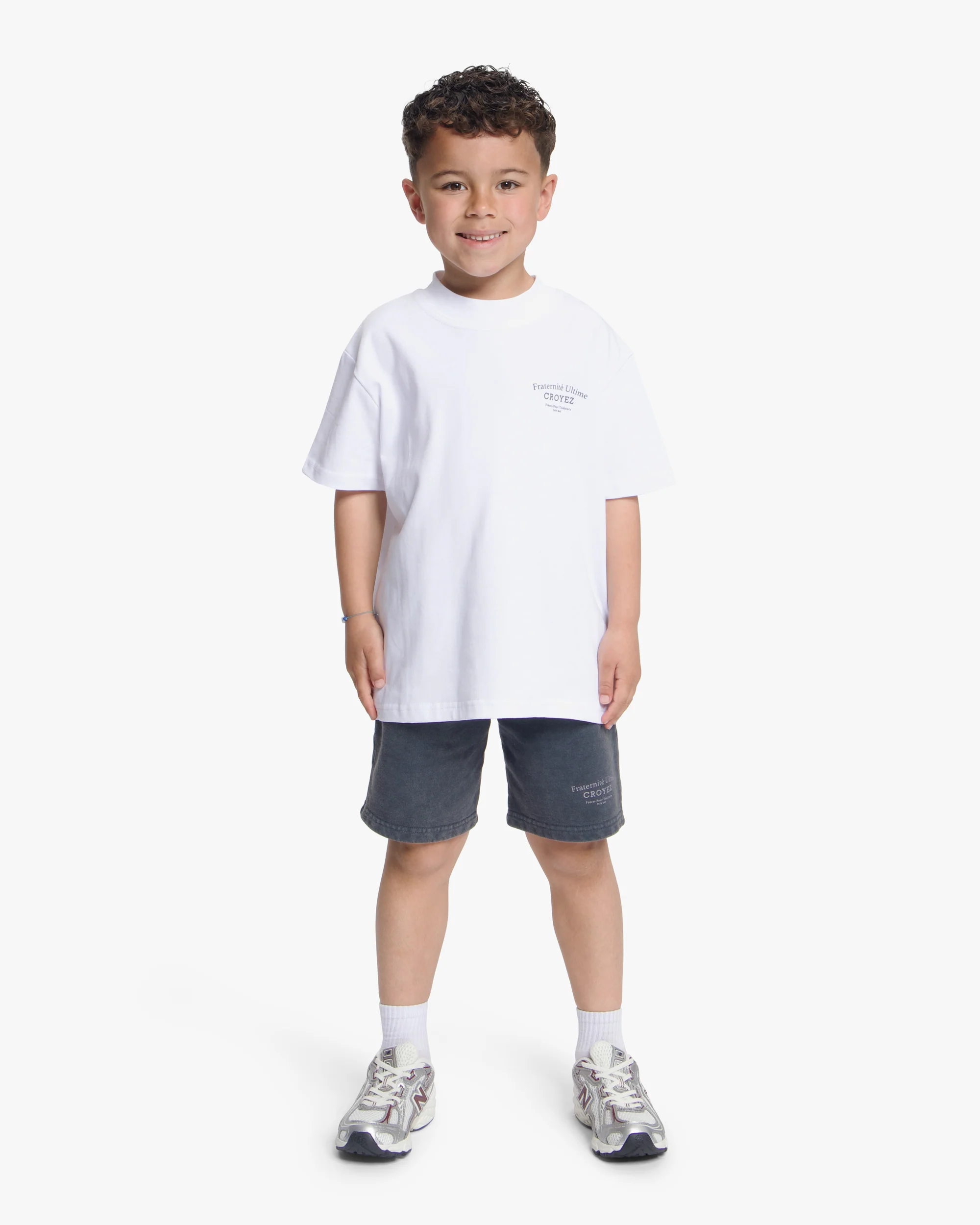 Croyez Mini Fraternité T-Shirt | White/Antra - Image 3