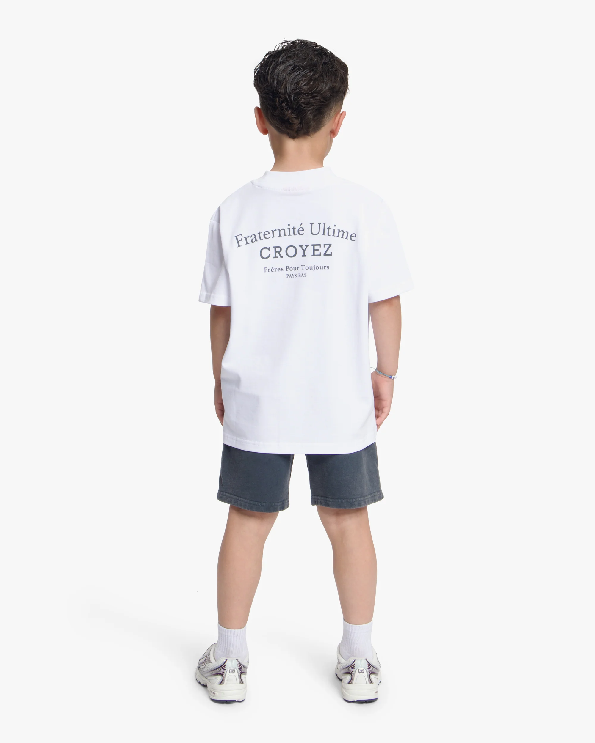 Croyez Mini Fraternité T-Shirt | White/Antra - Image 4