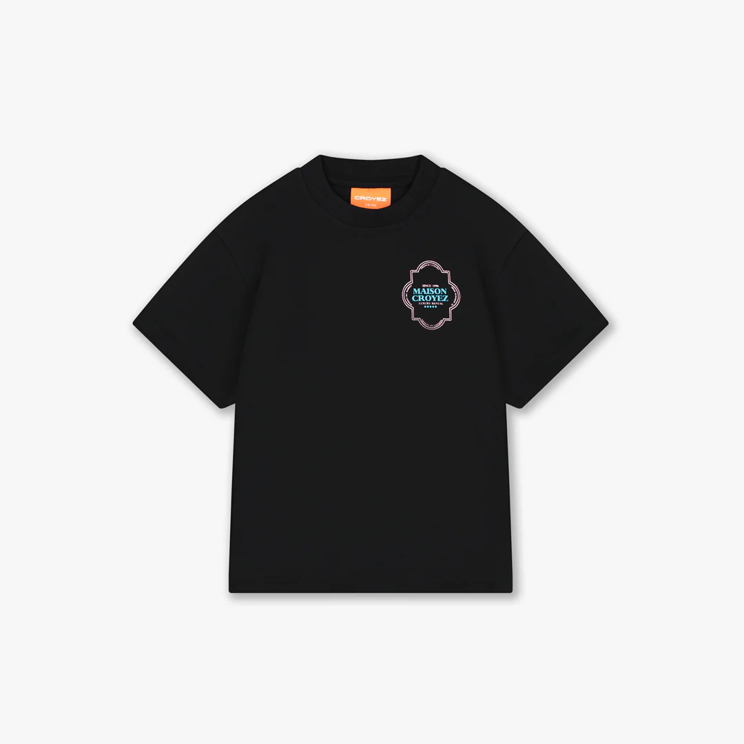 Croyez Mini Moroccan T-Shirt | Black/Pink
