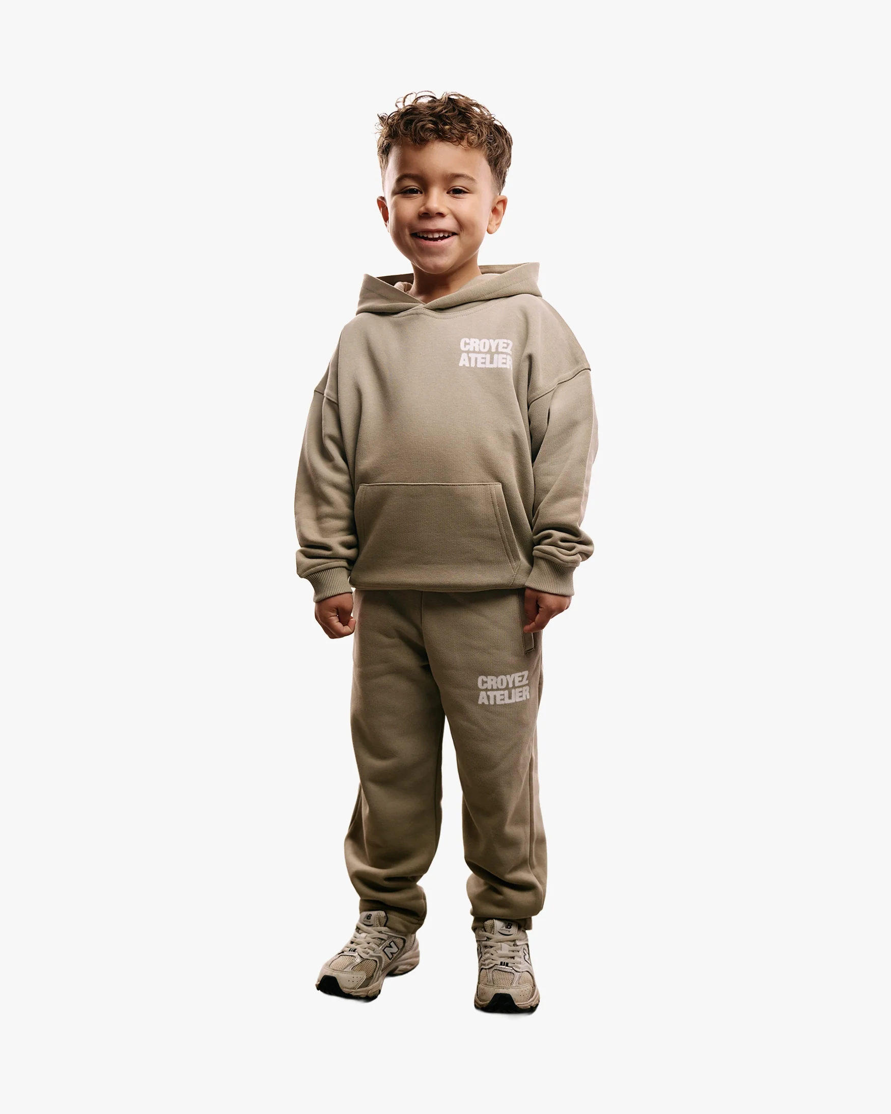 Croyez Mini Sprayed Atelier Hoodie | Dusty Olive - Image 3