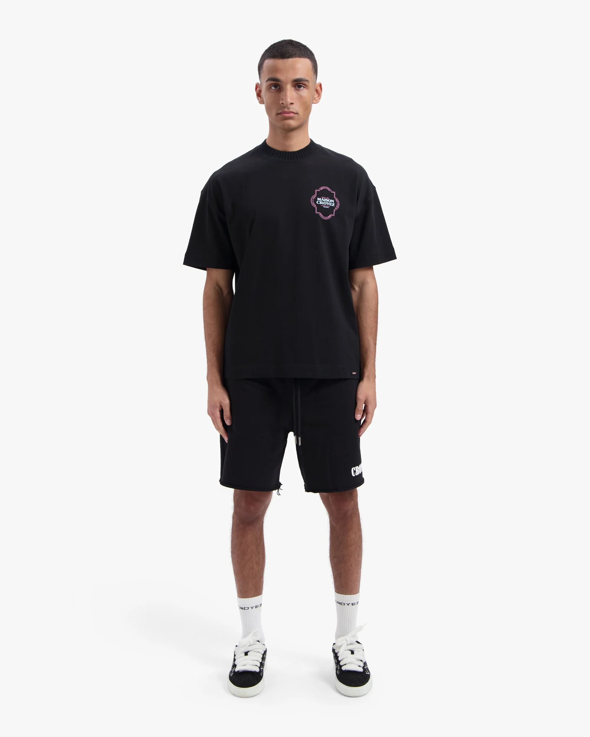 CROYEZ MOROCCAN T-SHIRT | BLACK/PINK - Image 5