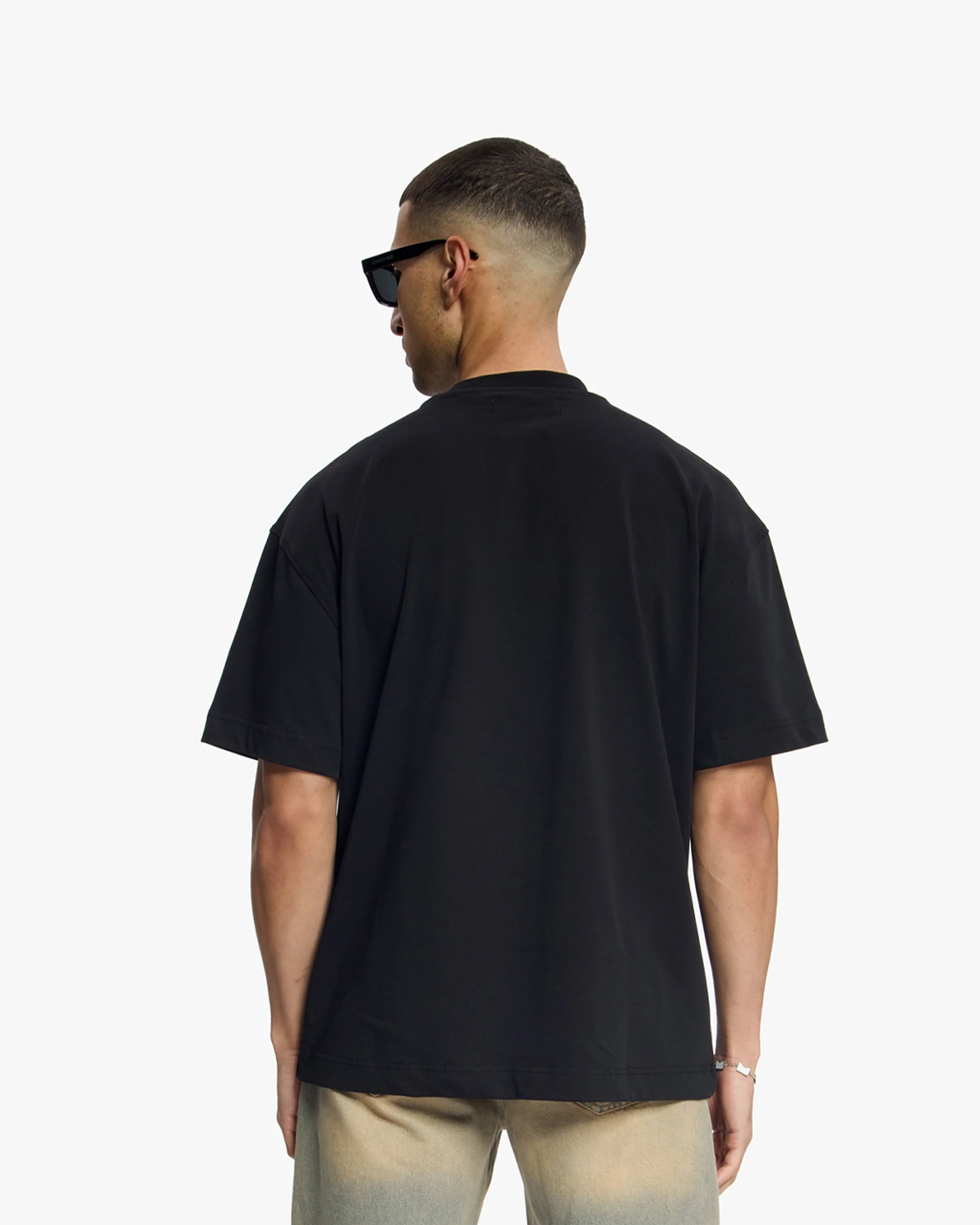 Croyez Motel T-Shirt | Black - Image 4