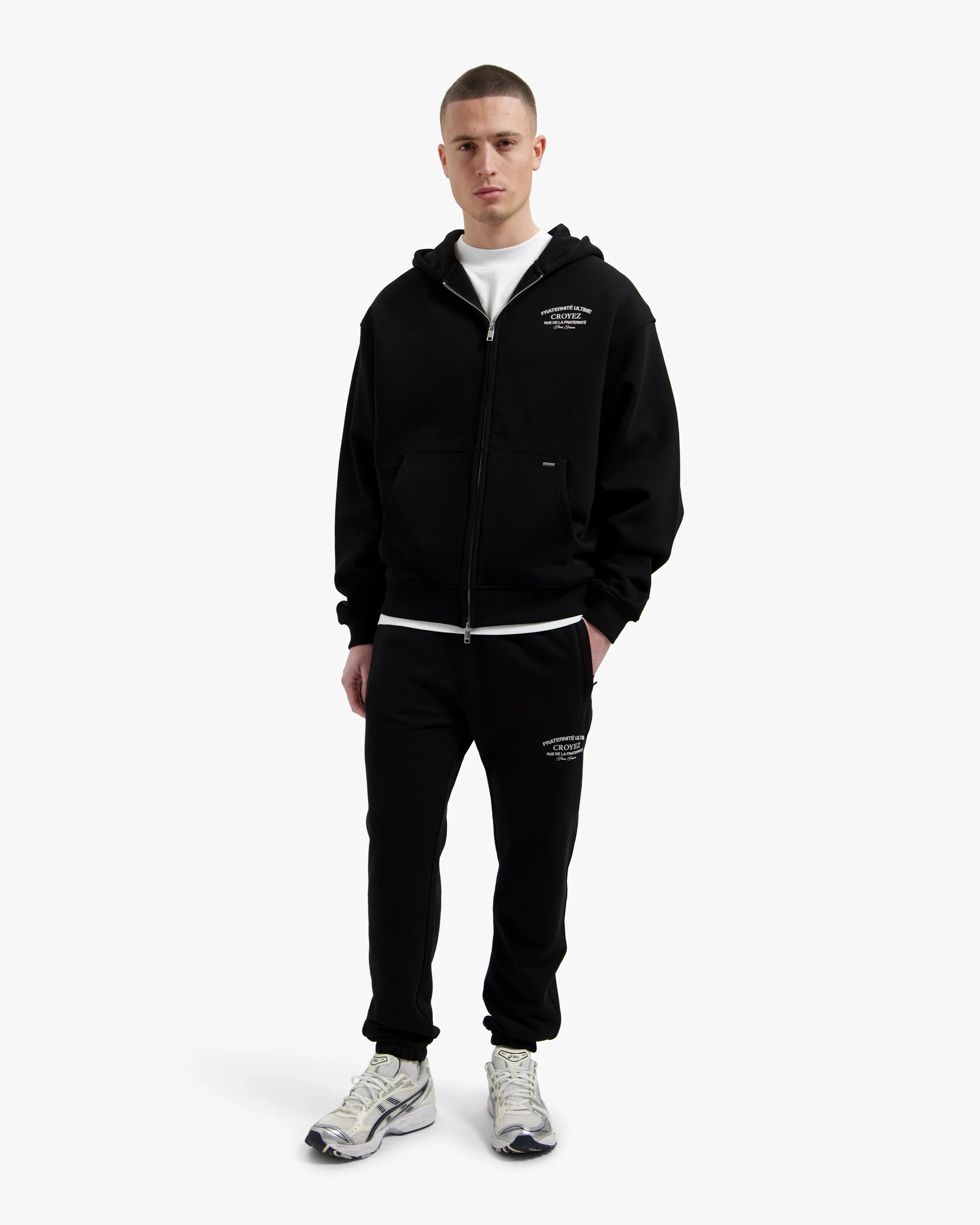 Croyez Original Fraternite Sweatpants | Black - Image 5