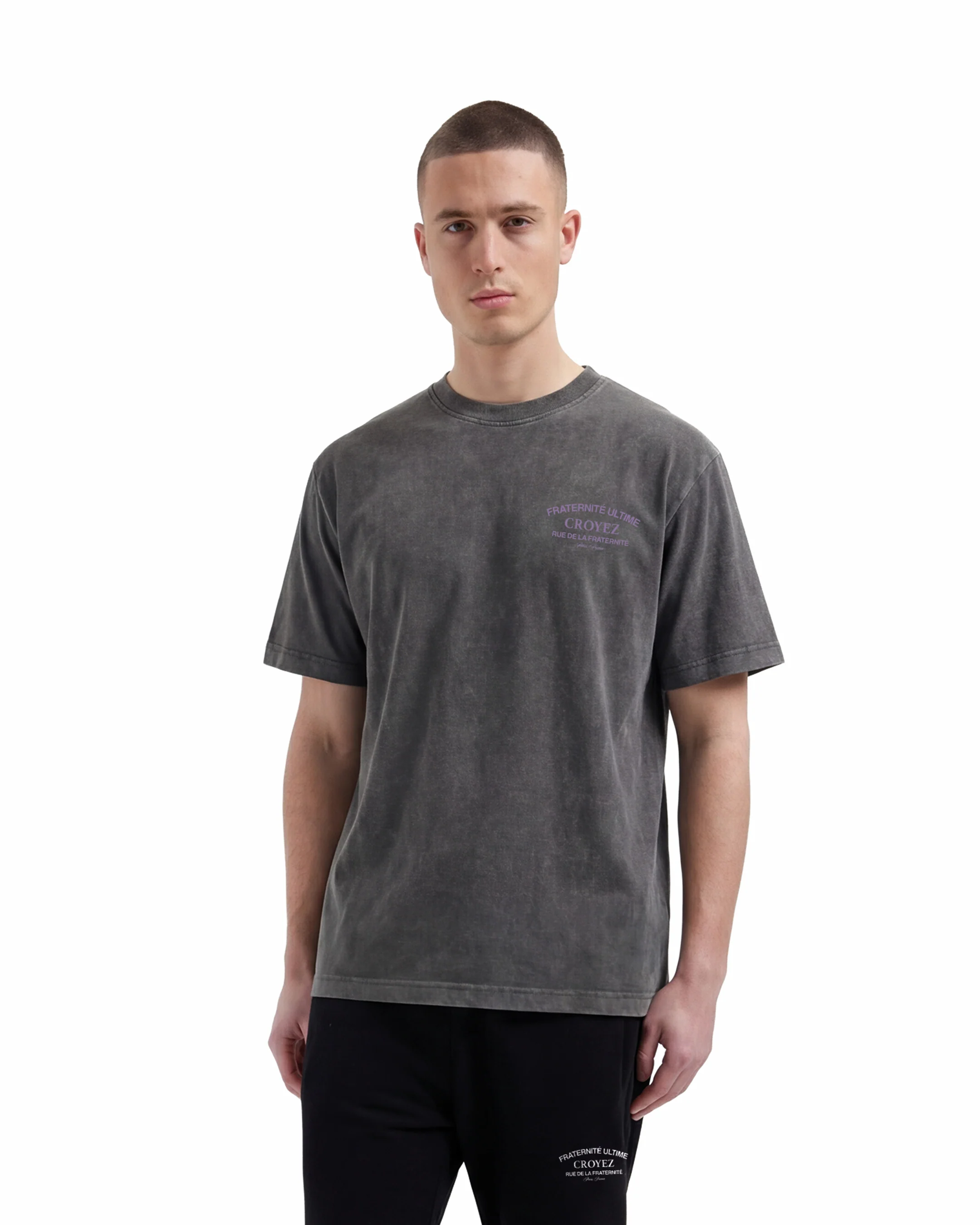 Croyez Original Fraternite T-Shirt | Acid Wash - Image 3
