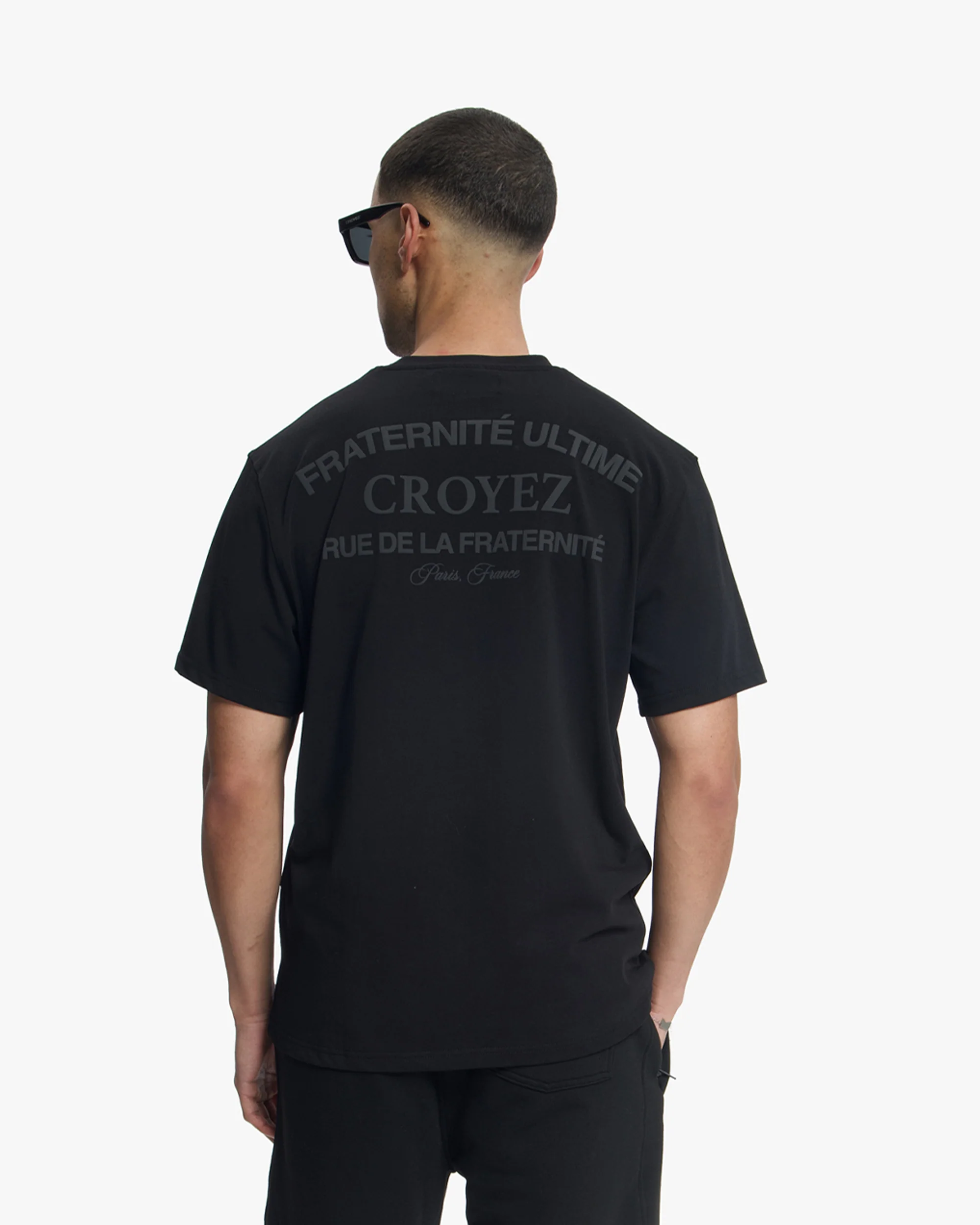 Croyez Original Fraternite T-Shirt | Black - Image 4