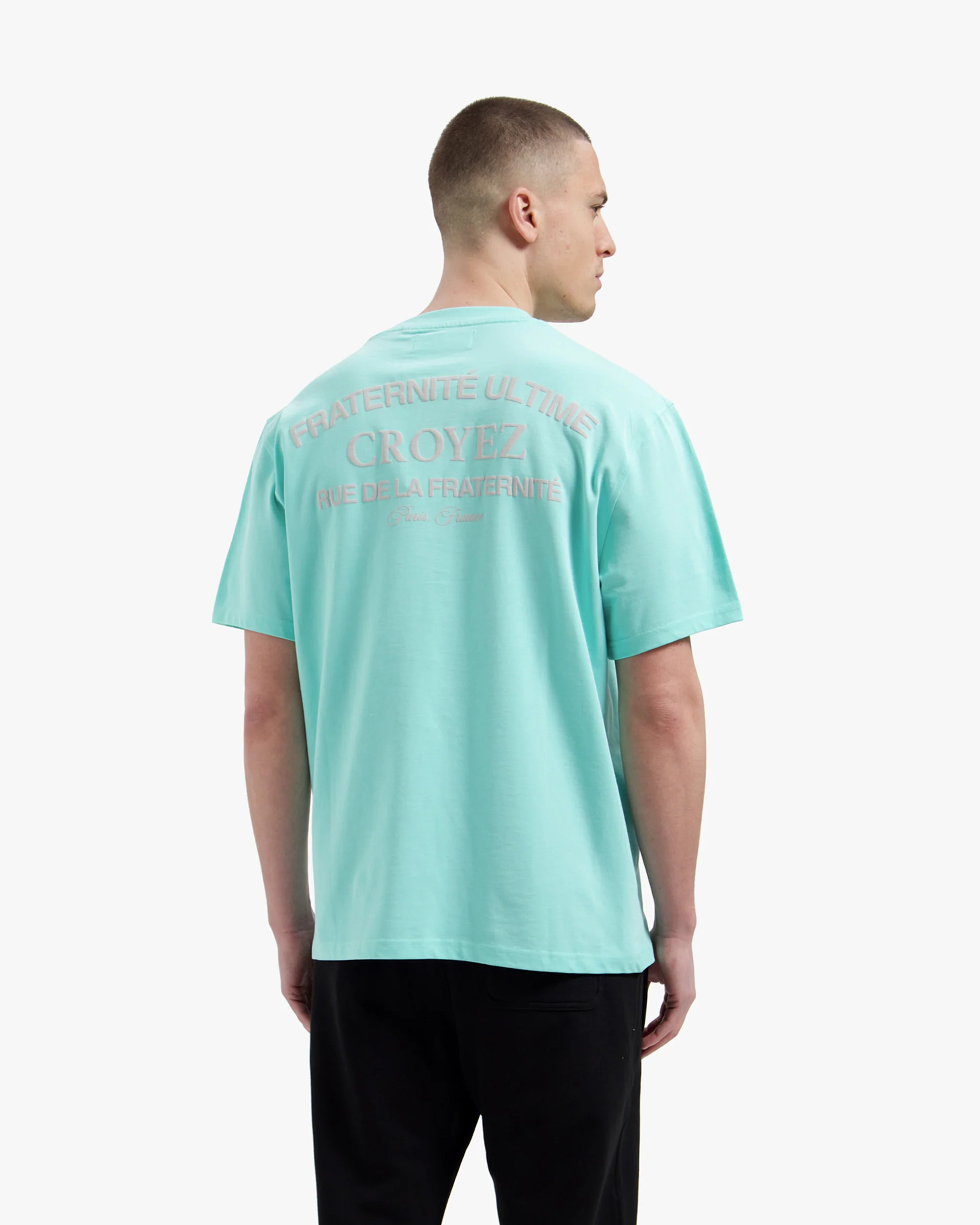 Croyez Original Fraternite T-Shirt | Tiffany Blue - Image 4