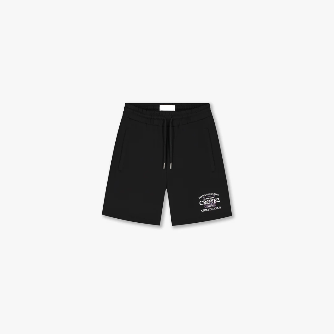 Croyez Overlay Fraternite Shorts | Black