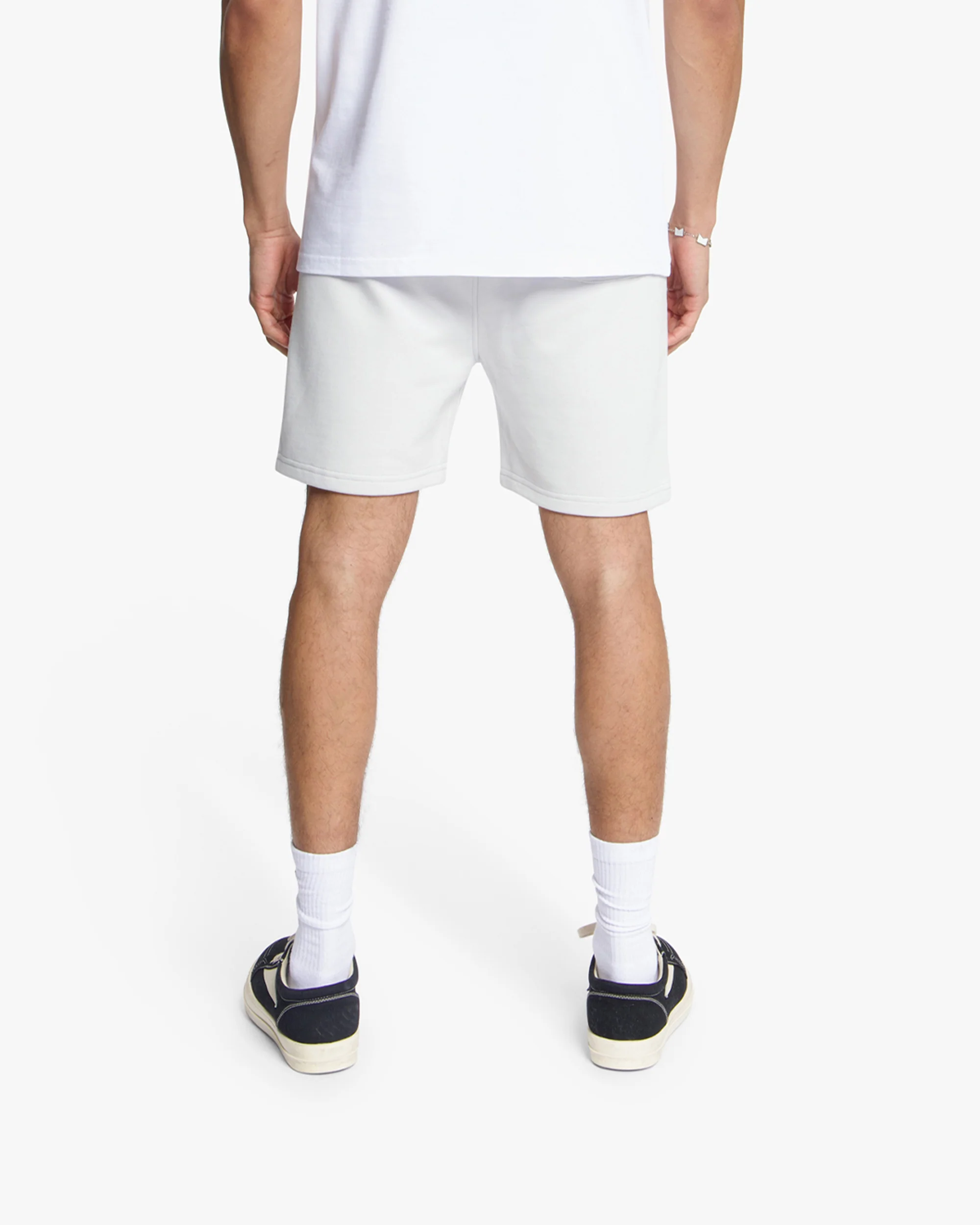 Croyez Overlay Fraternite Shorts | Light Grey - Image 5