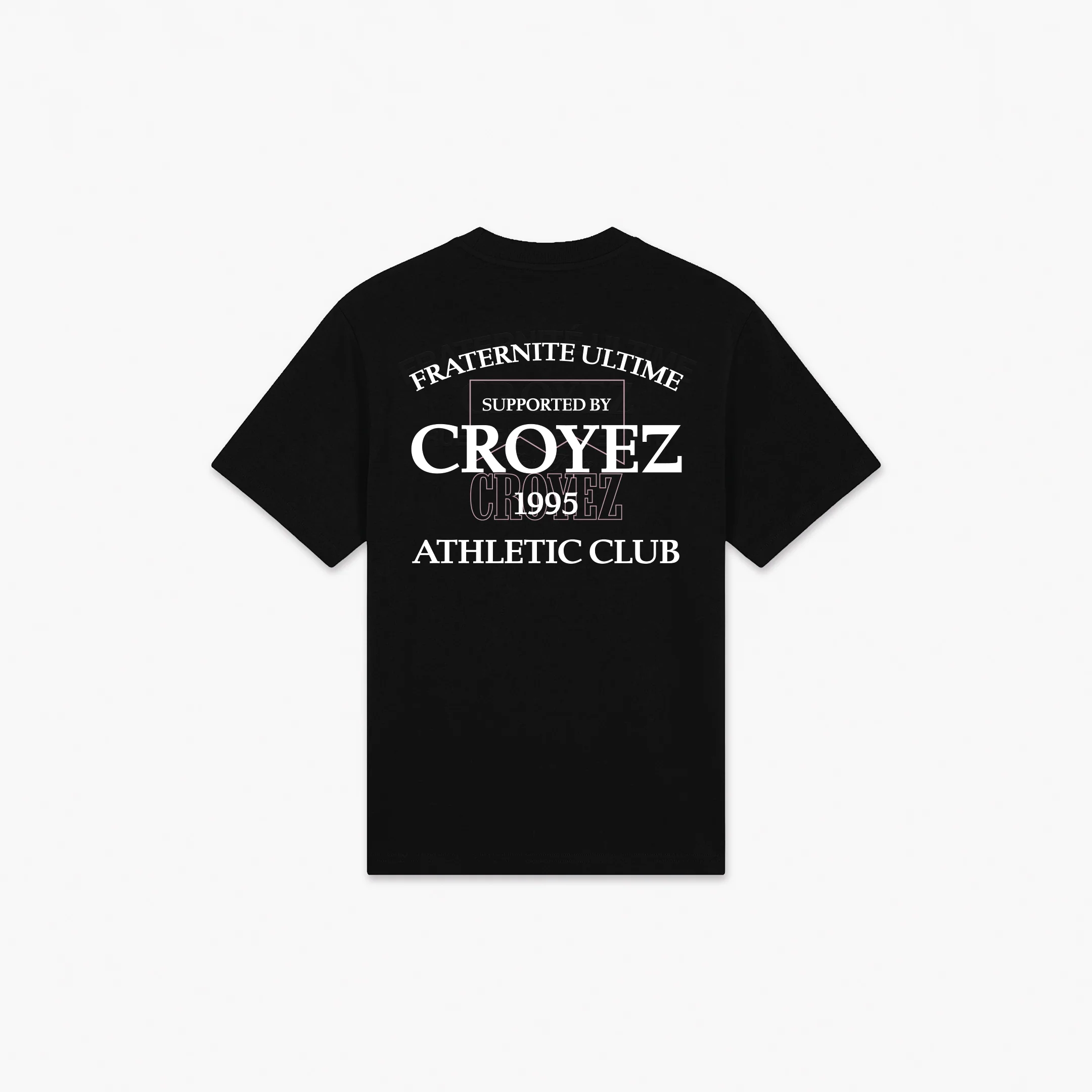 Croyez Overlay Fraternite T-Shirt | Black - Image 2