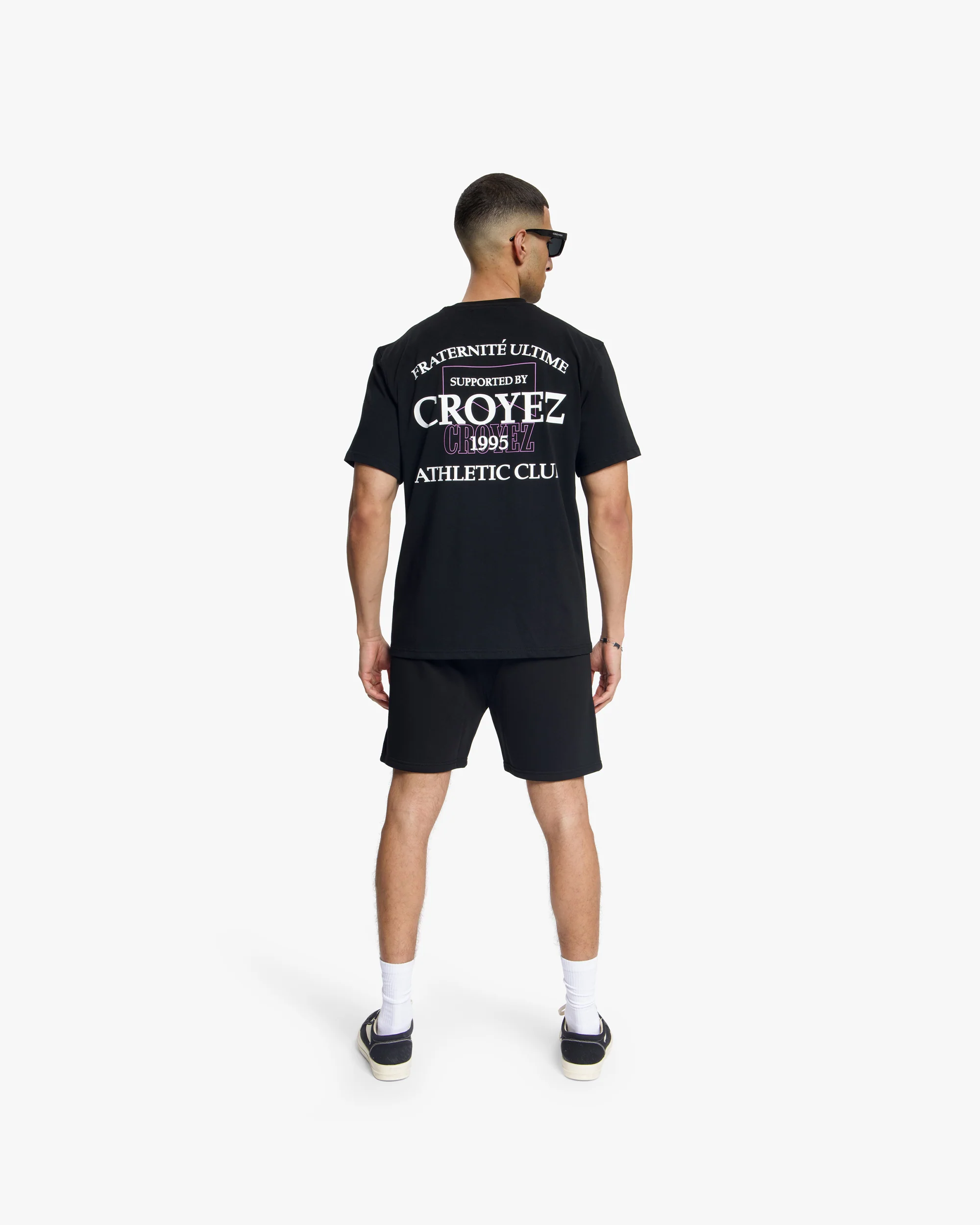 Croyez Overlay Fraternite T-Shirt | Black - Image 6