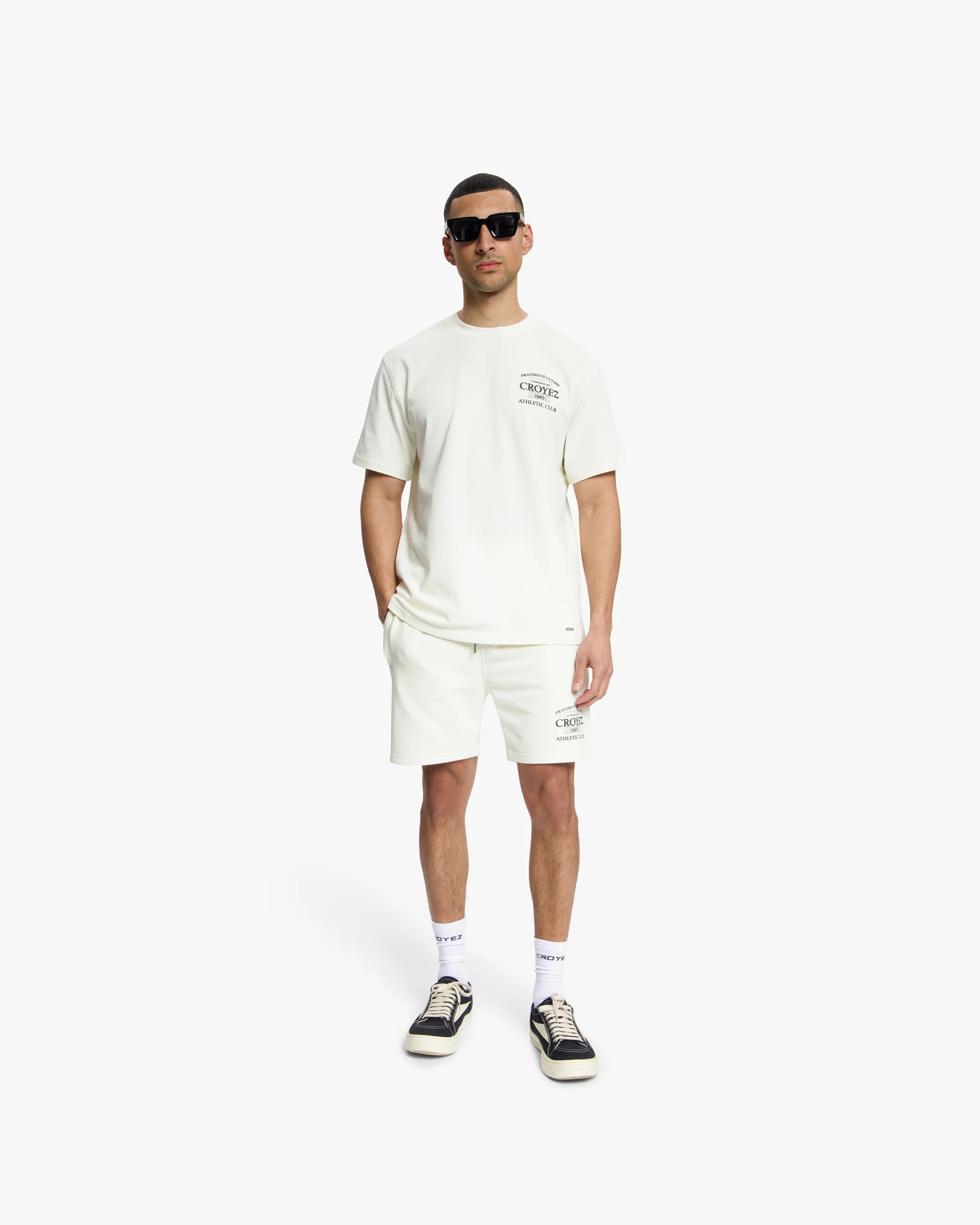 Croyez Overlay Fraternite T-Shirt | Off-White - Image 5