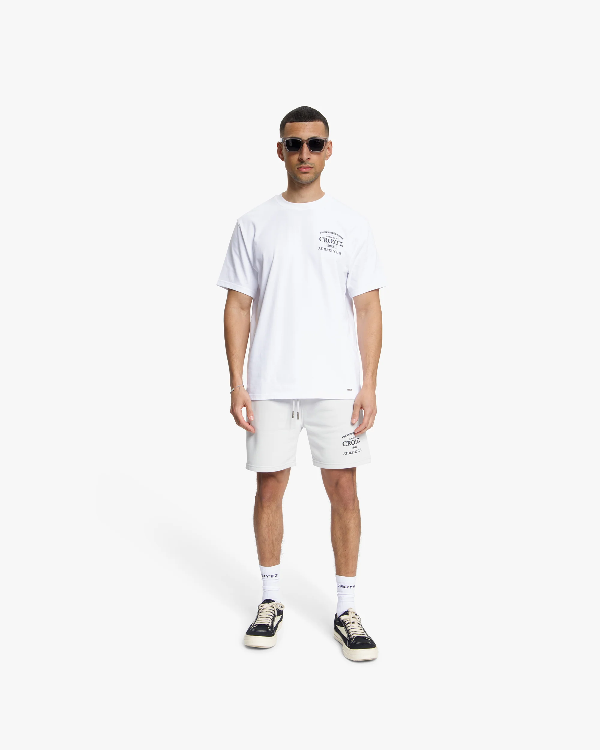 Croyez Overlay Fraternite T-Shirt | White - Image 6