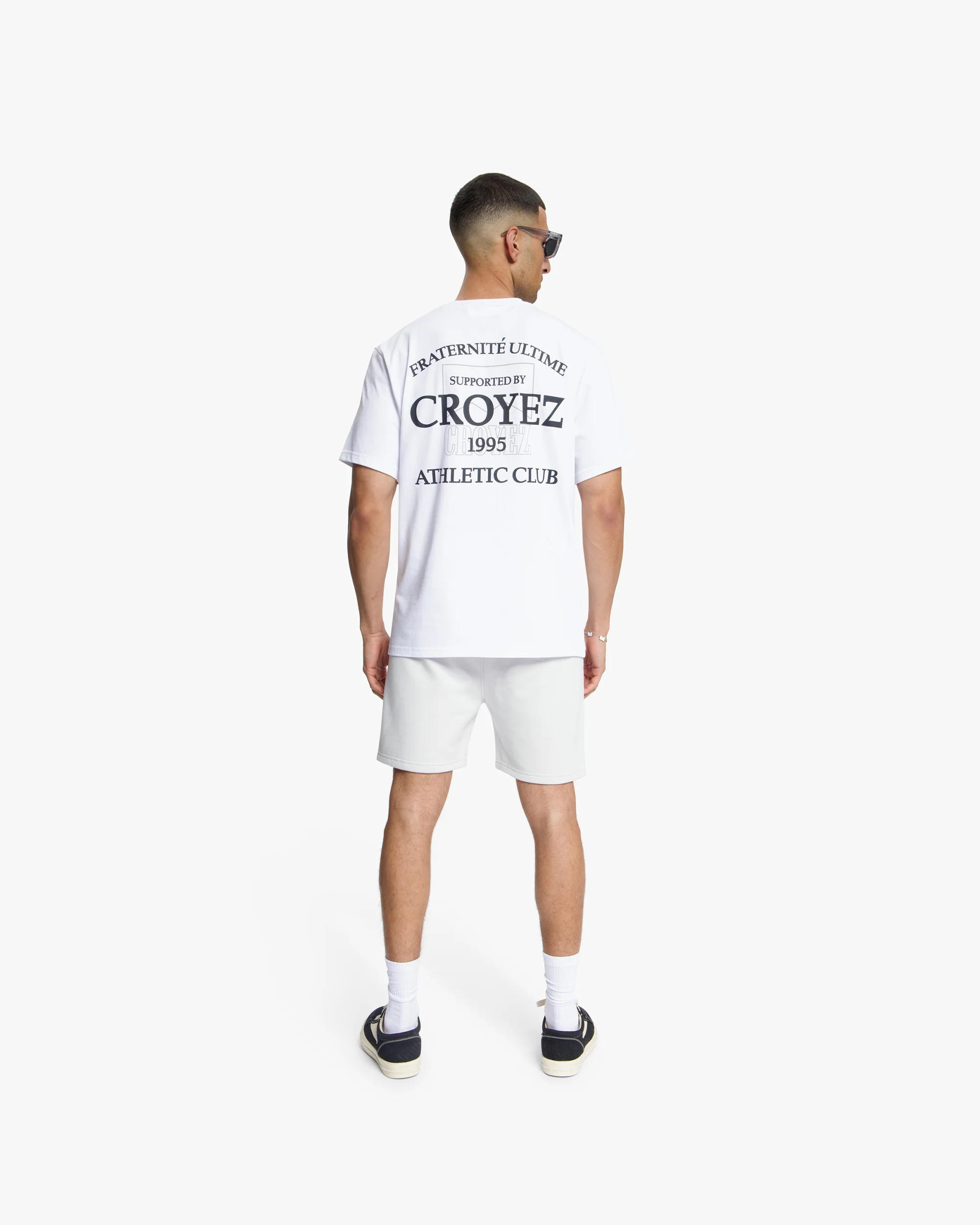 Croyez Overlay Fraternite T-Shirt | White - Image 8