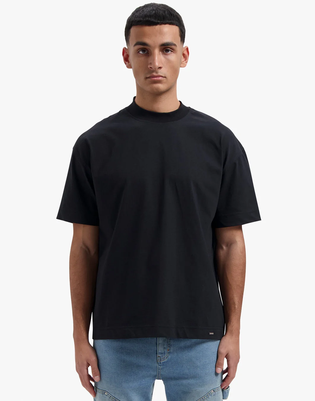 CROYEZ OVERSIZED FUNDAMENTAL T-SHIRT | BLACK - Image 3