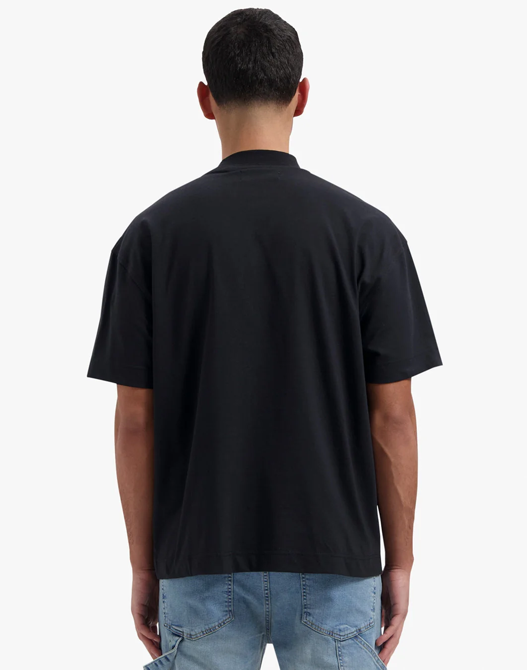 CROYEZ OVERSIZED FUNDAMENTAL T-SHIRT | BLACK - Image 4