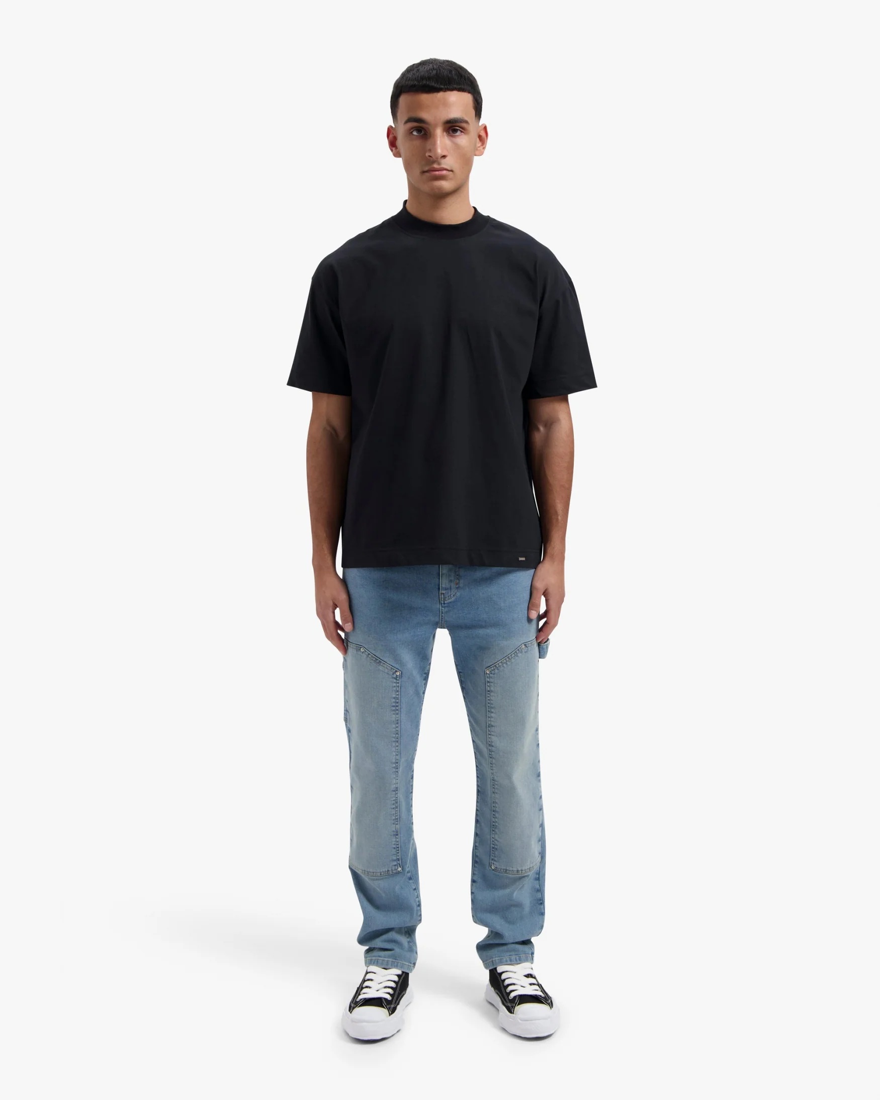 CROYEZ OVERSIZED FUNDAMENTAL T-SHIRT | BLACK - Image 7