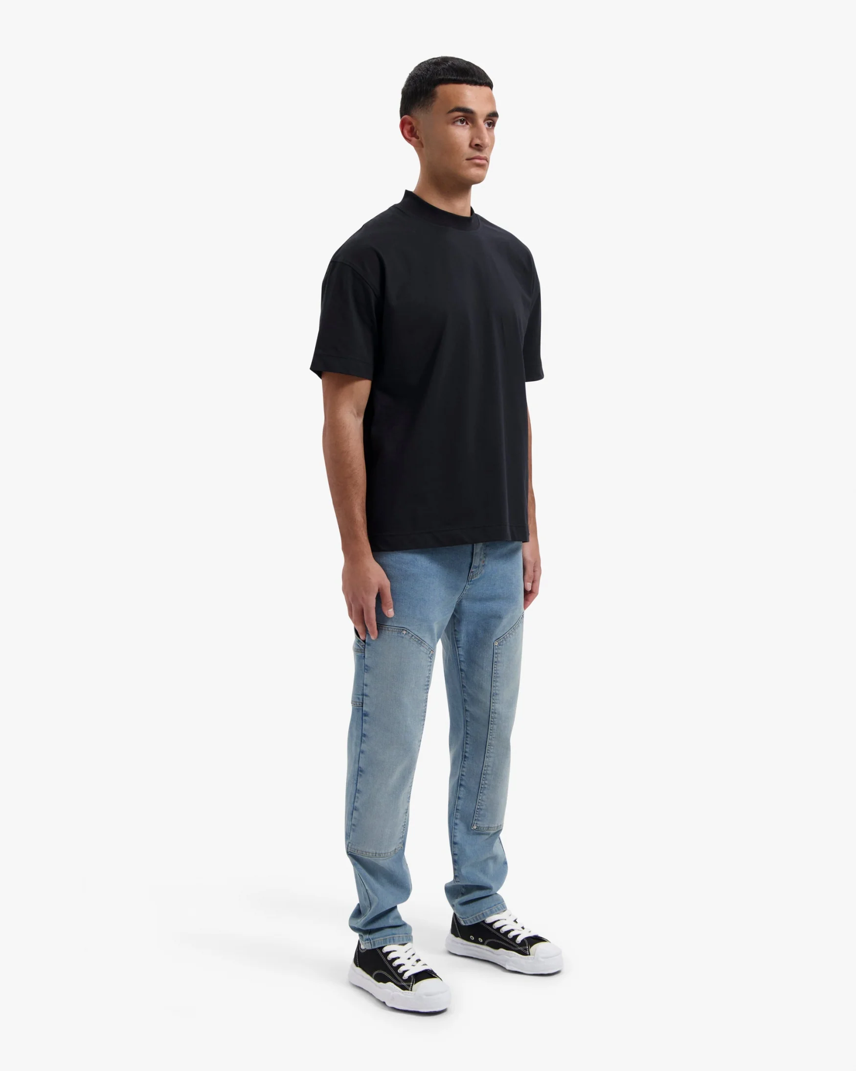 CROYEZ OVERSIZED FUNDAMENTAL T-SHIRT | BLACK - Image 9